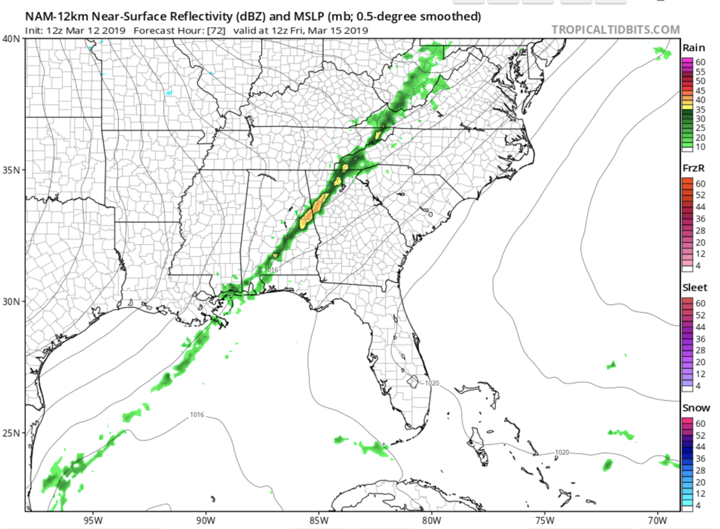 Rain Moves Into WNC Again Late Thursday Night &amp; Into Friday, A Few Backside Snow Showers Can't Be Ruled Out
