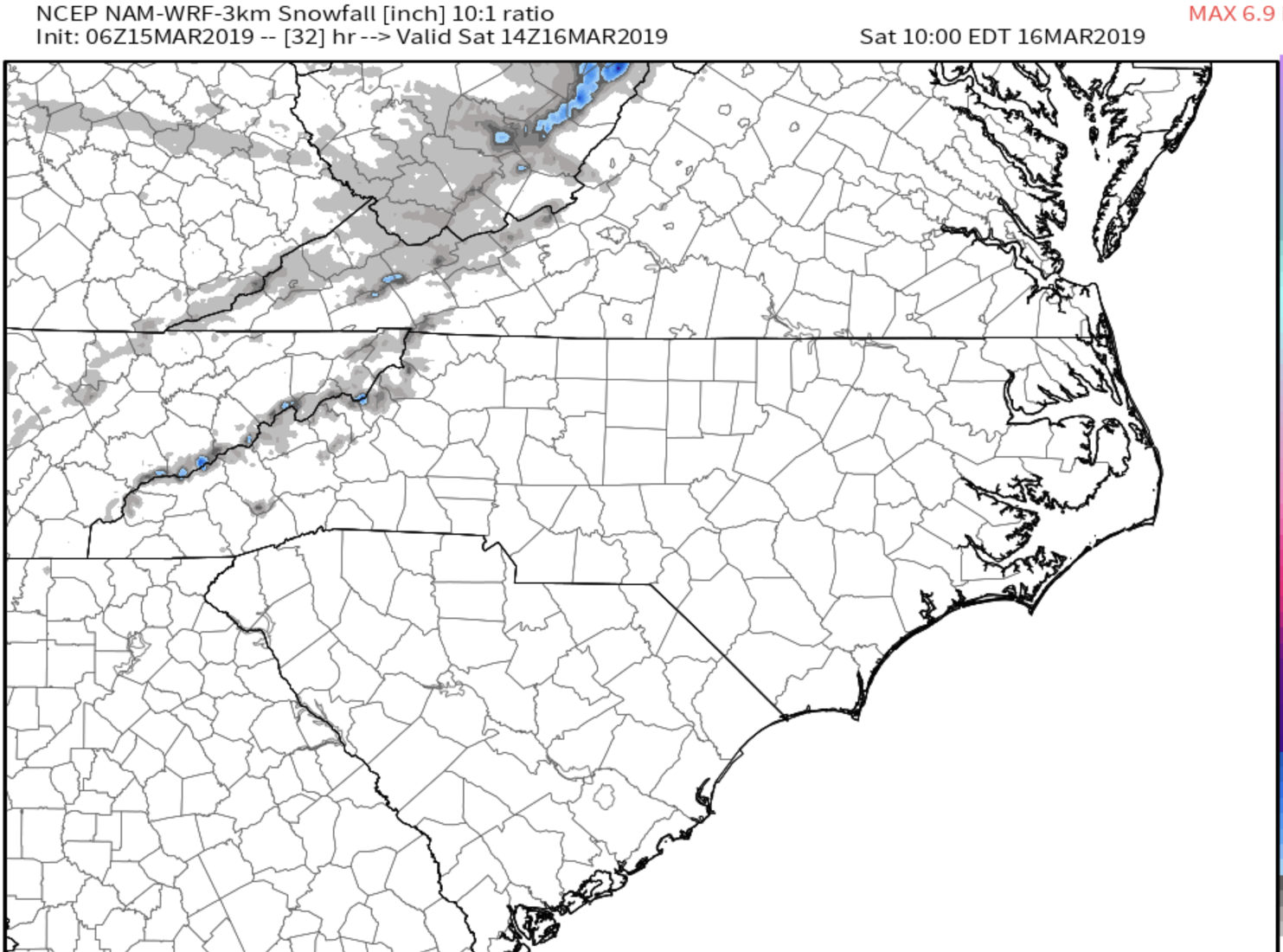 Rain Moves Out By Early Afternoon, Snow Flurries Possible Around WNC Tonight and Into Tomorrow