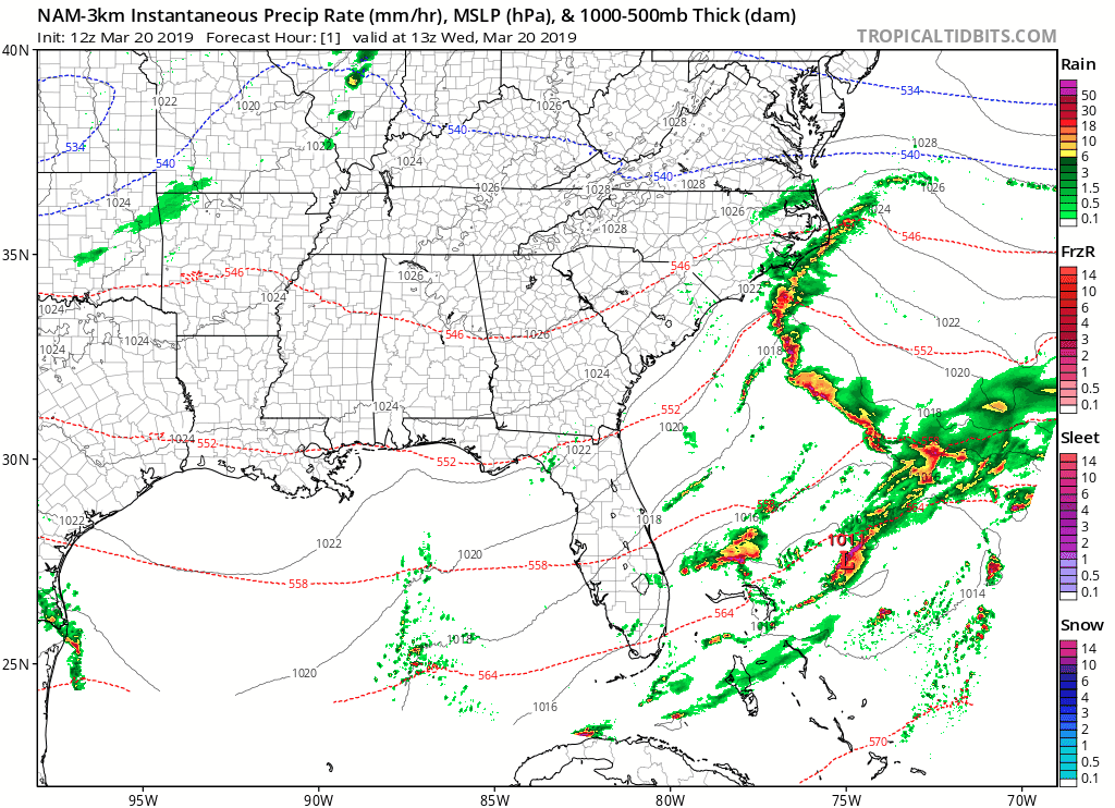 12z 3km NAM Precipitation Depiction For Next 60 hrs Courtesy of TropicalTidbits.com