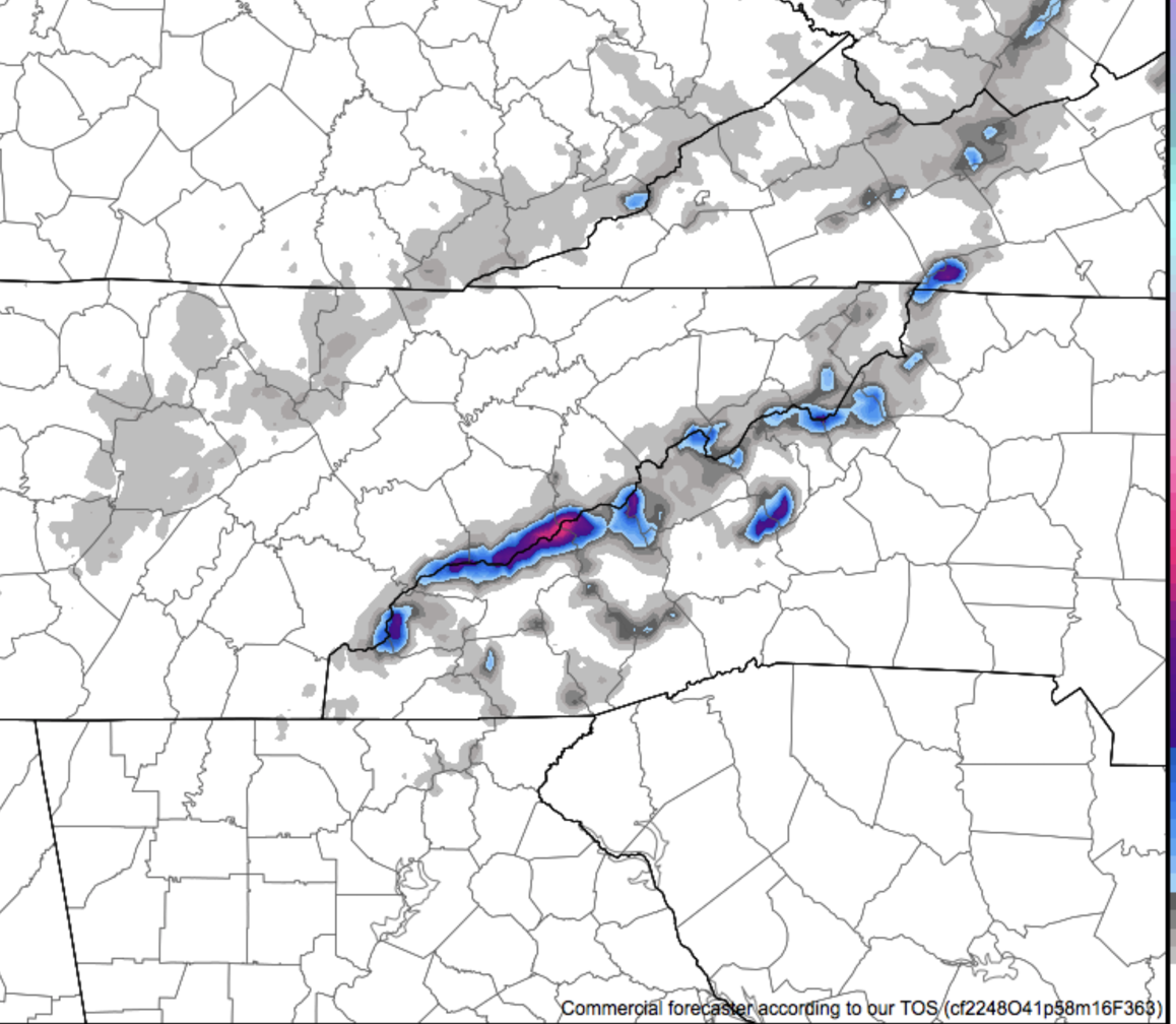 Snow Showers Likely For Higher Elevations In WNC Late Thursday Into Friday, Lower Elevations Could See Flurries As Well