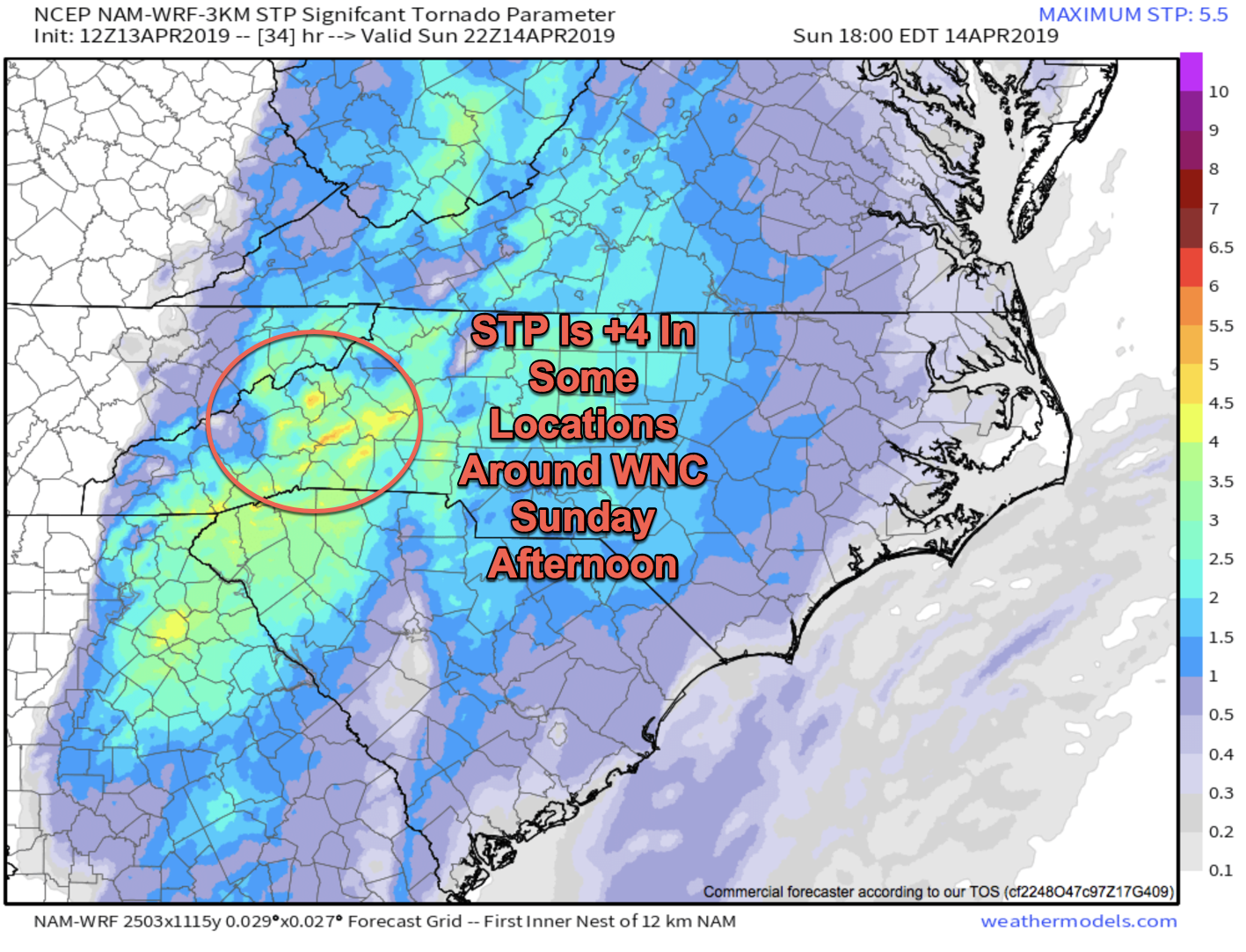 Courtesy of Weathermodels.com