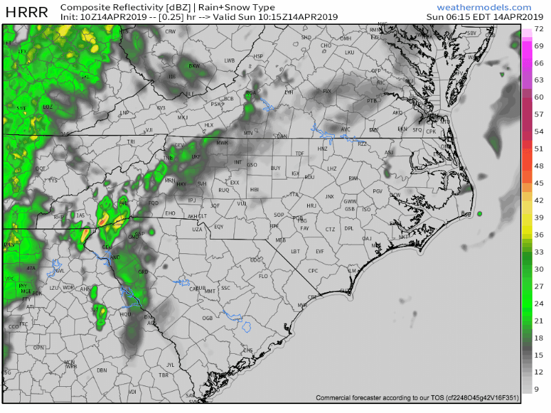 HRRR Courtesy of Weathermodels.com