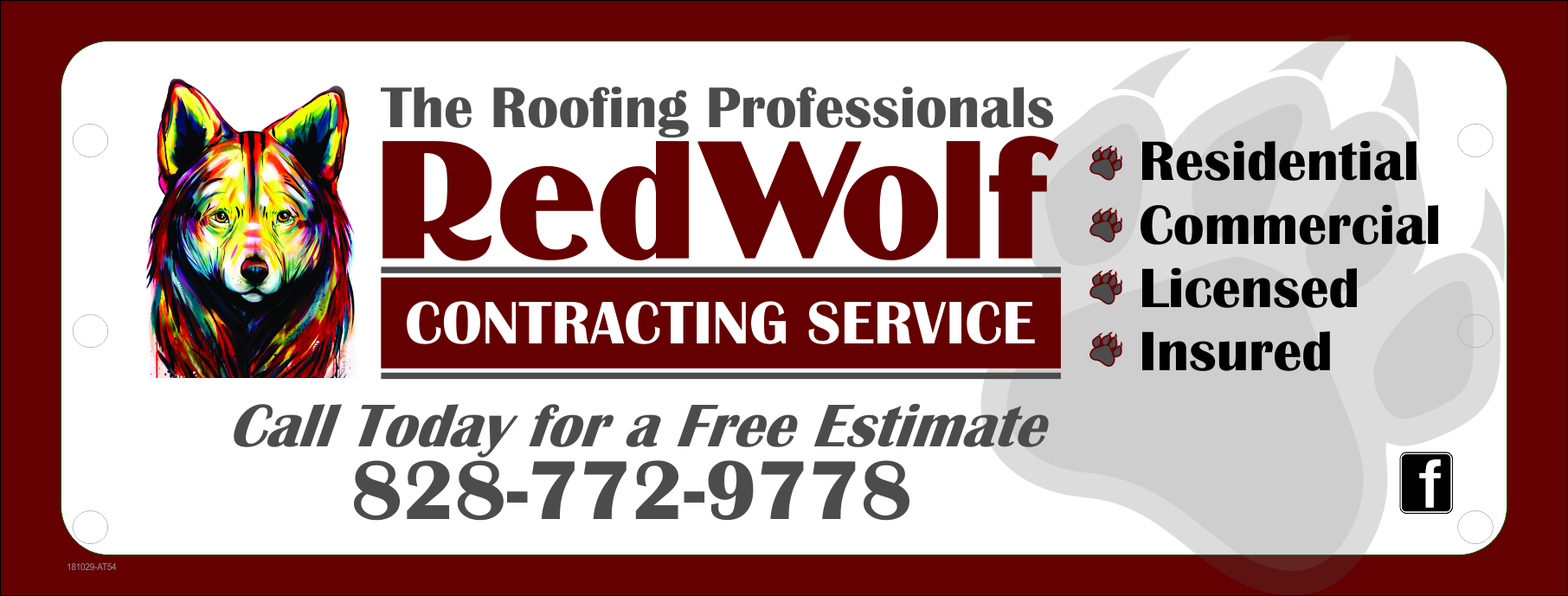 Looking for a trusted local company to take care of your new roof or roofing repair? Look no further than the team at RedWolf Contracting Service. Give Matt a call (828)772-9778 or visit their website nc-roofers.com to set up your free roof inspection today and tell him that Hunter sent you!