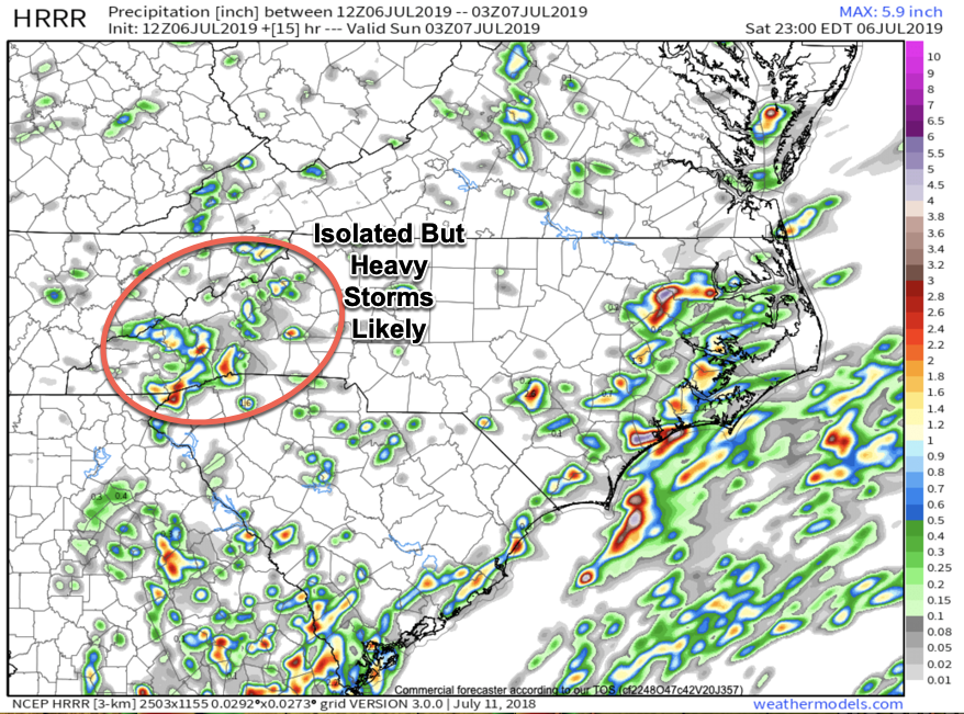 HRRR provided by weathermodels.com