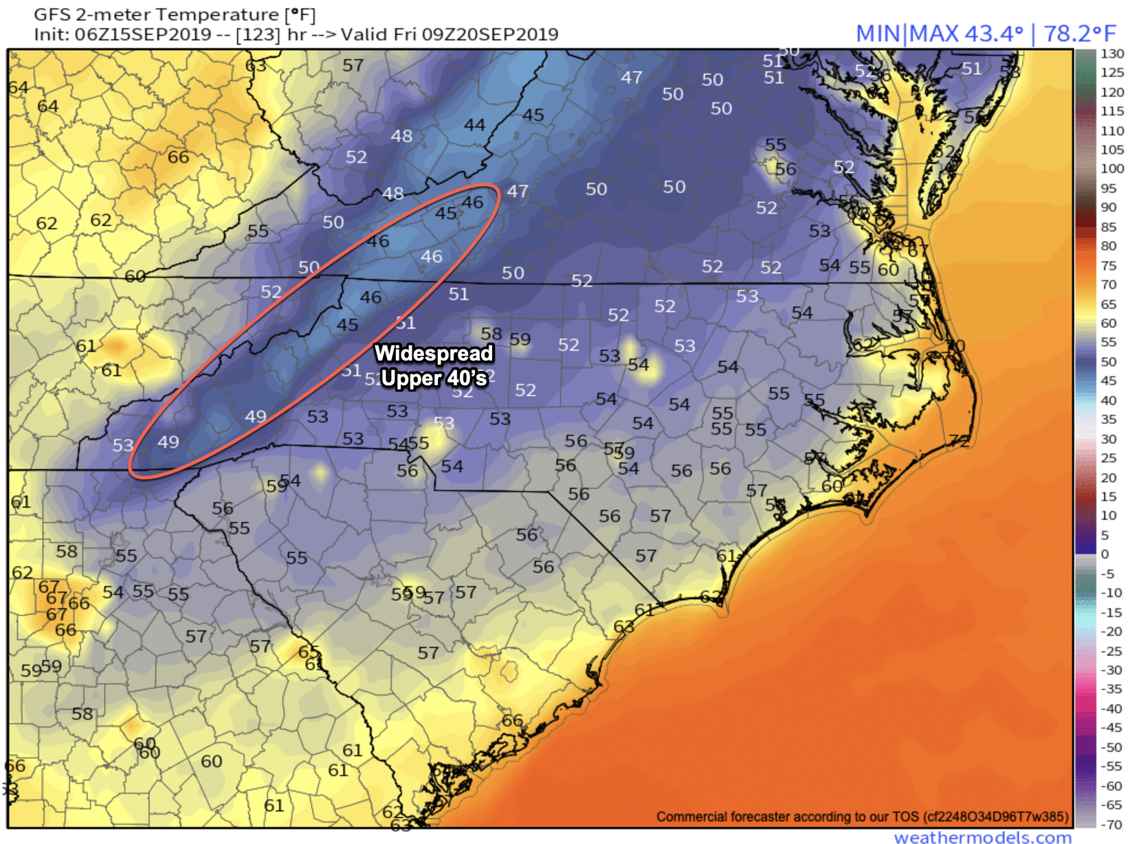Cold Front, Fall Like Temperatures Headed To WNC By Mid Week