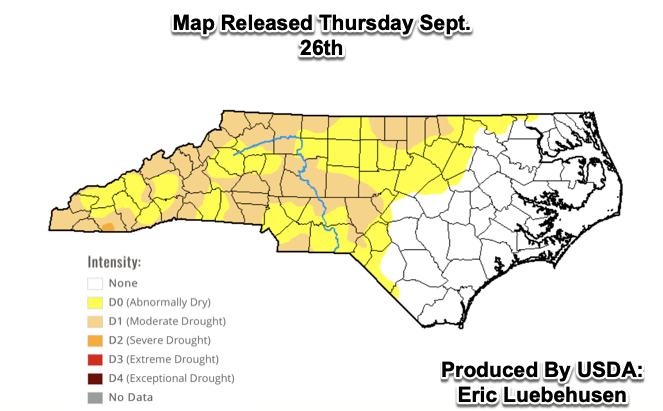 Drought Builds In WNC, Scattered Storms Expected This Weekend