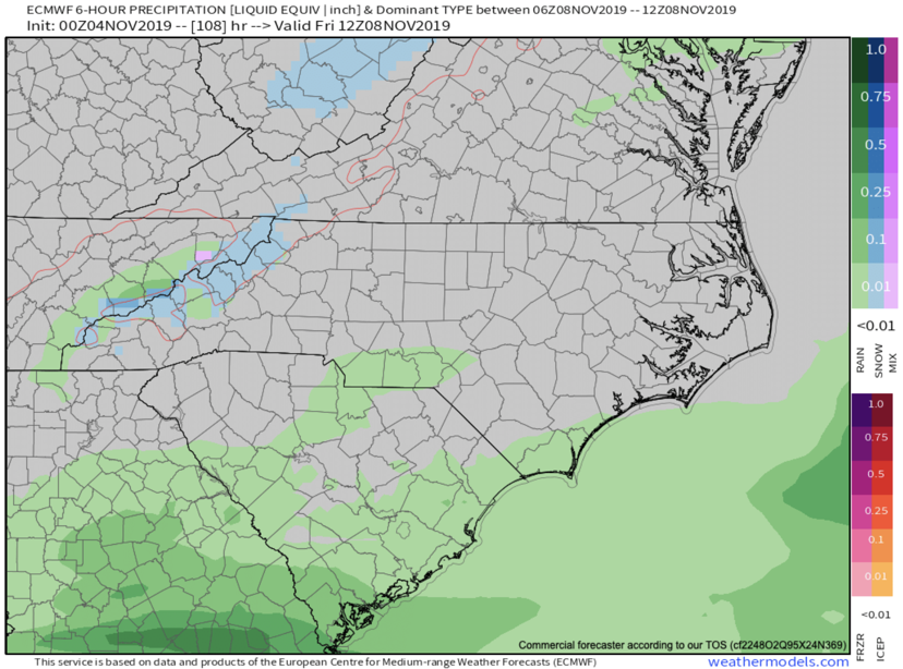 High Elevation Snow Showers Possible On Friday