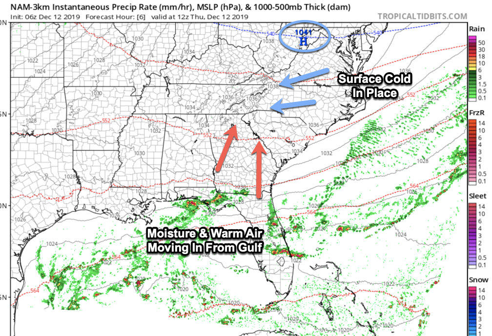 3km Nam Depiction Courtesy of Weathermodels.com
