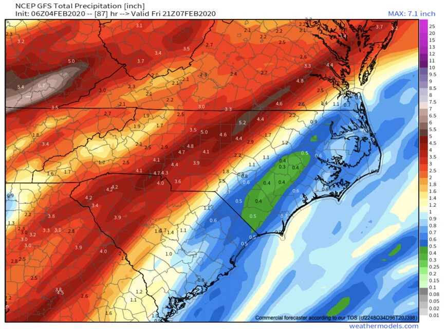 Flooding Rainfall Expected For WNC On Thursday, Then Another Chance For Snow Showers This Weekend