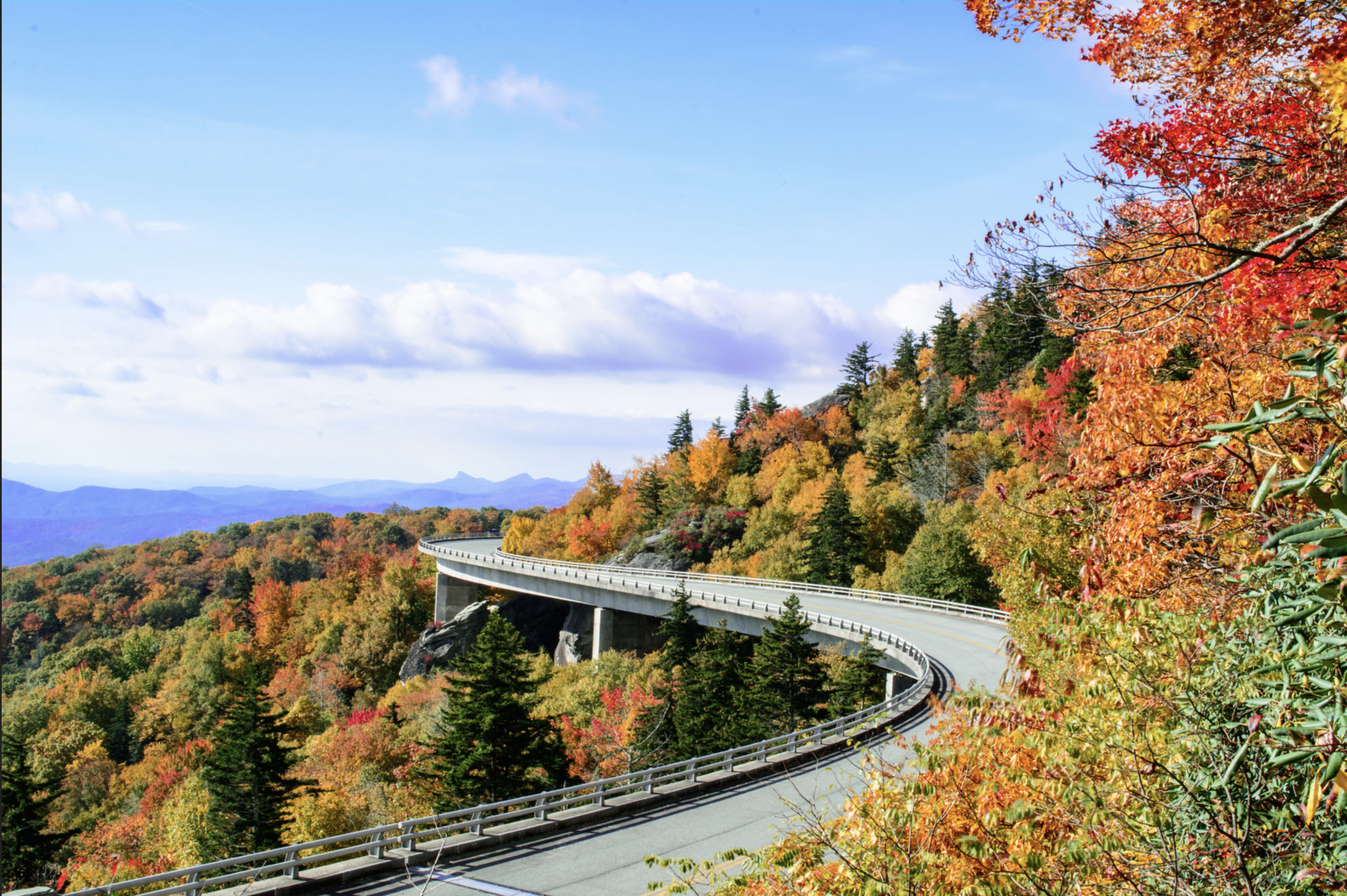 Linn Cove Viaduct Taken By Meteorologist Hunter Ward On October 10th of 2015