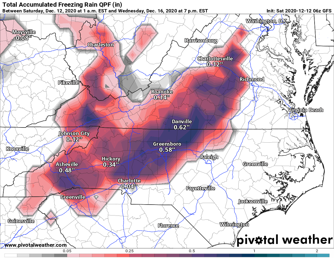 Heavy Rainfall Expect For WNC On Monday, Then A Wintry Mix Possible Wednesday