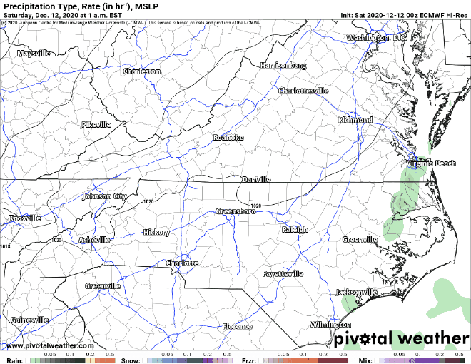 Euro Courtesy of Pivotalweather.com