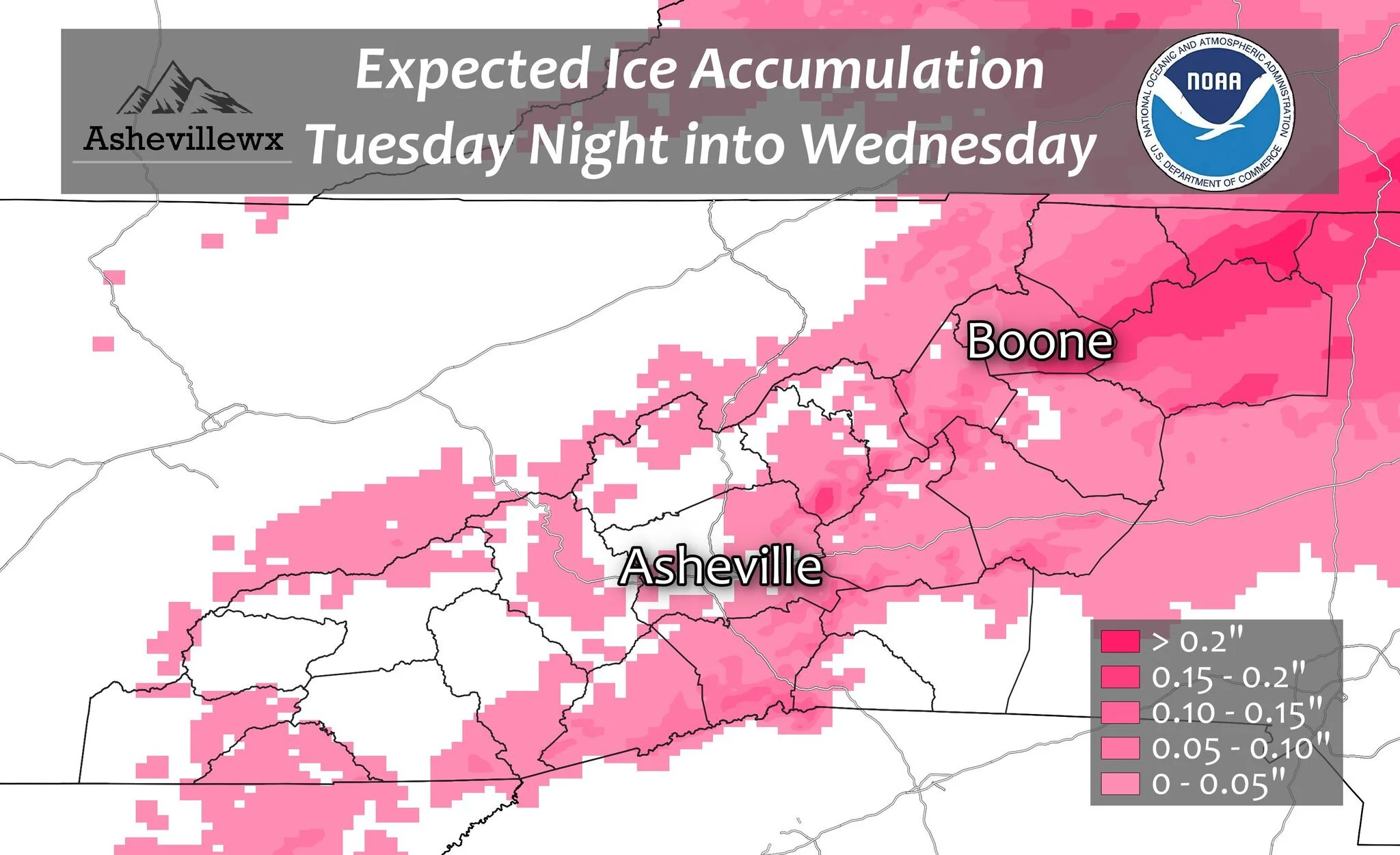 Light Icing Possible Around Portions Of WNC Wednesday AM