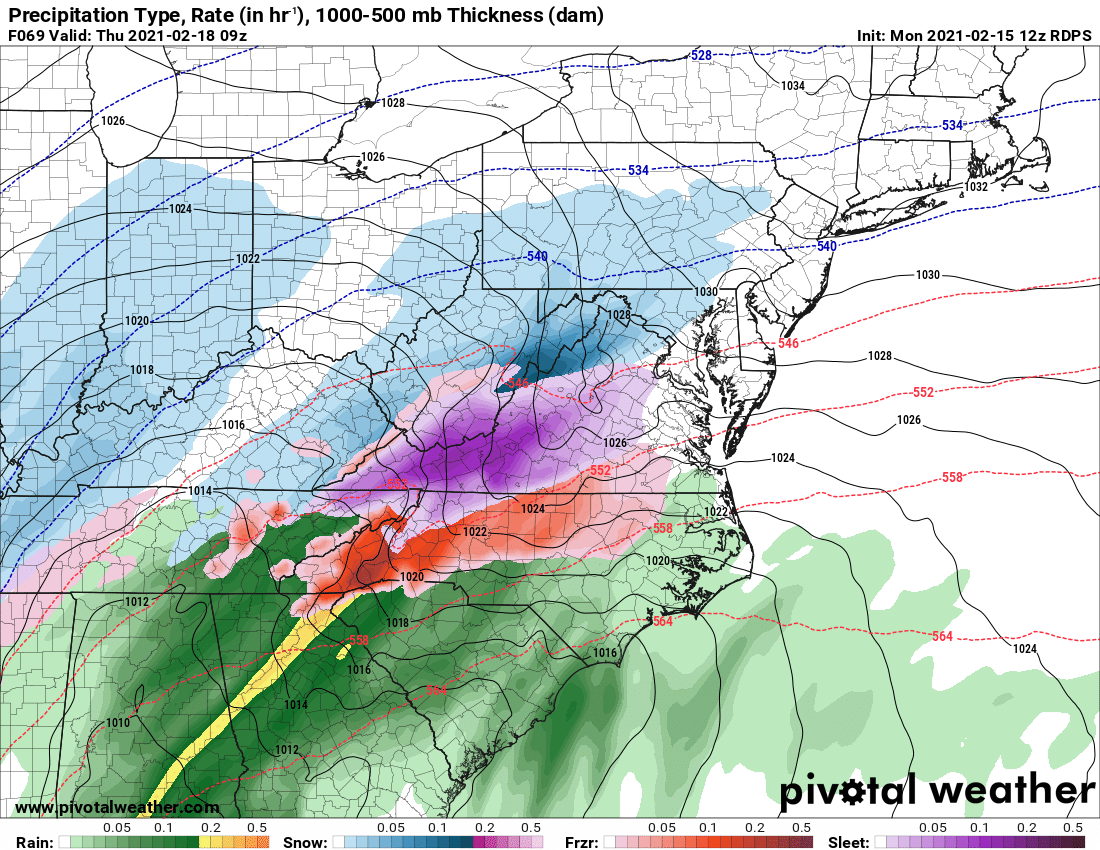 Icing Likely For Portions of WNC Thursday AM