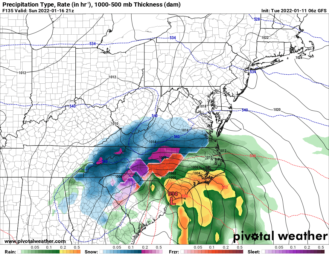 Double Shot Of Snowfall Possible For WNC Thursday Night &amp; Then Saturday Night Into Sunday