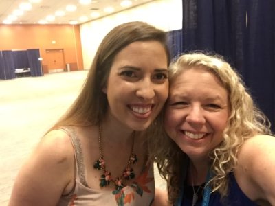 Julie with Donna Feyen