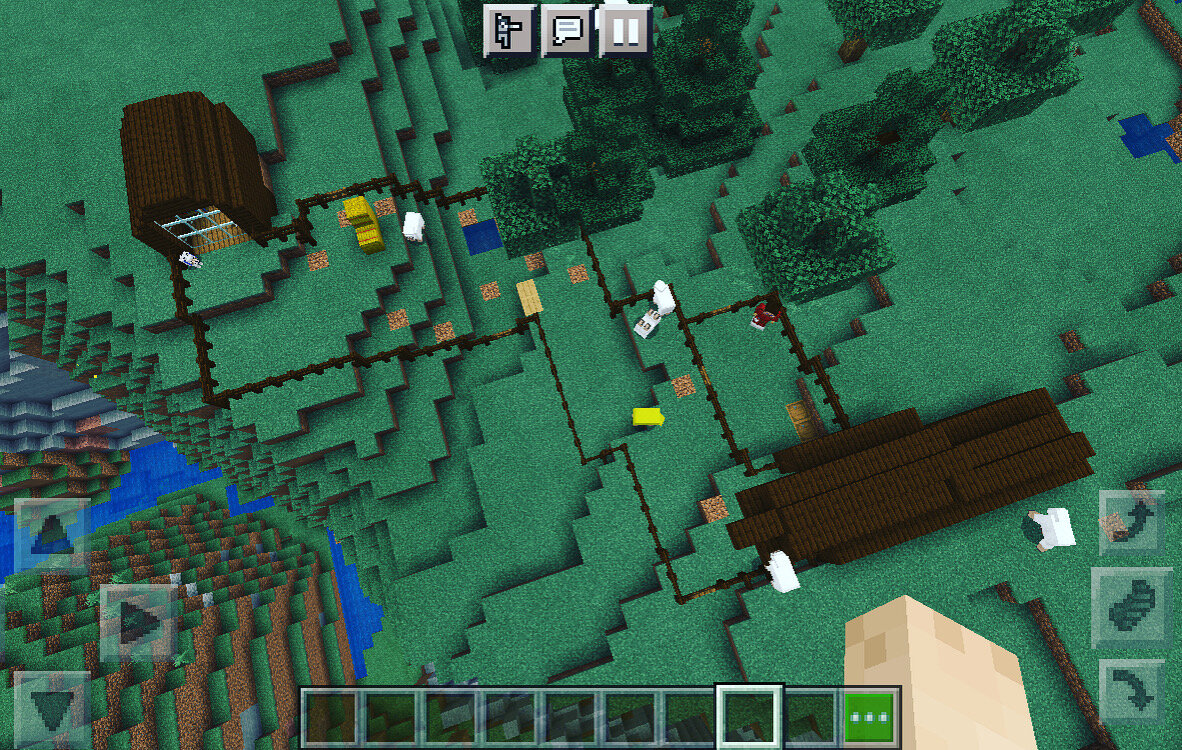 Sheep and pasture (minecraft) / designed by Finn Callander