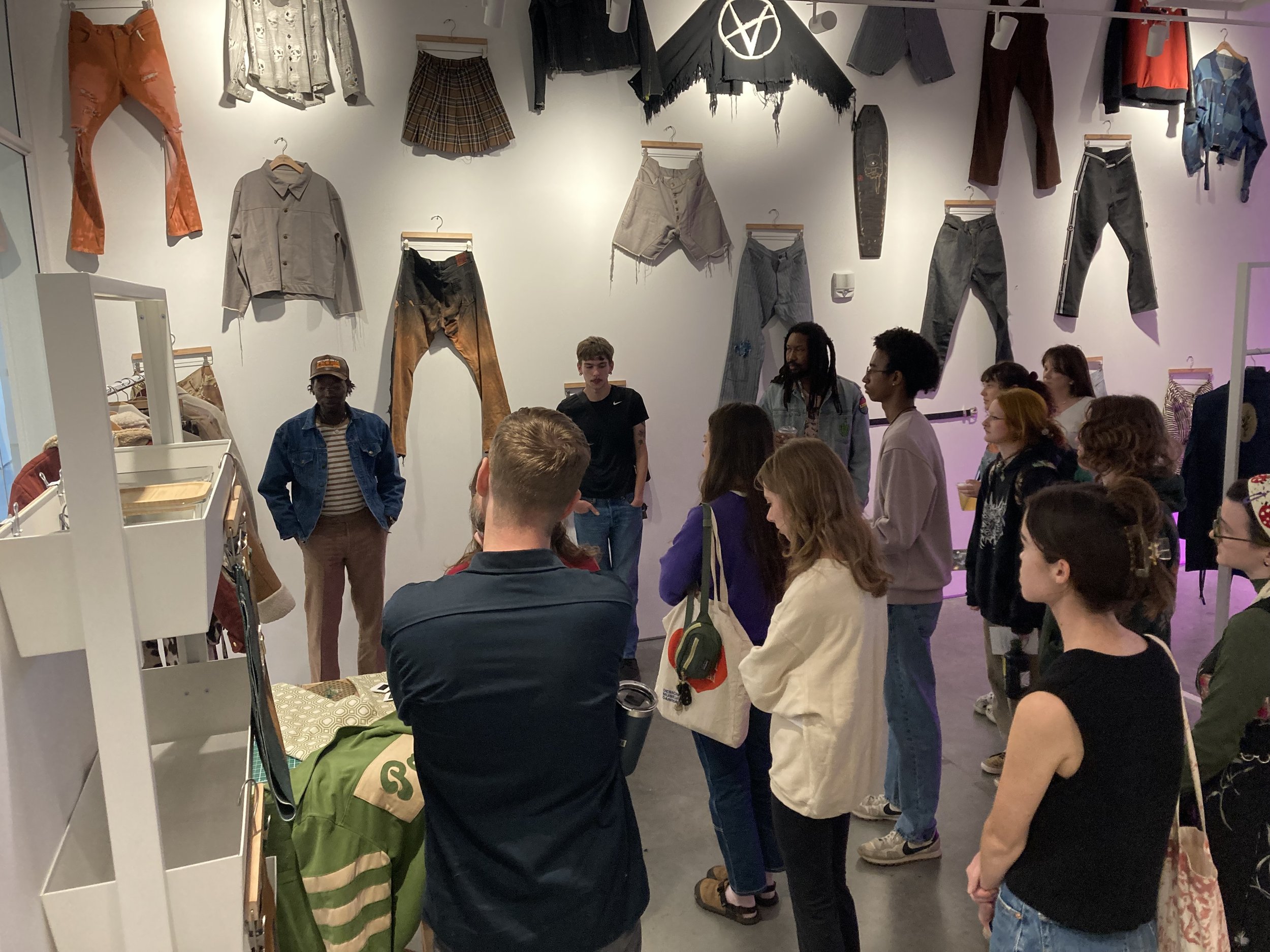 ART+ESHIP “A Rose From the Ashes” / In Conversation with Bruce Davis & Braylin Ousley, November 7, 2024. Fashion designs & fashion photography by Bruce Davis/22nd Element & Braylin Ousley/Scumbag Denim Supply.