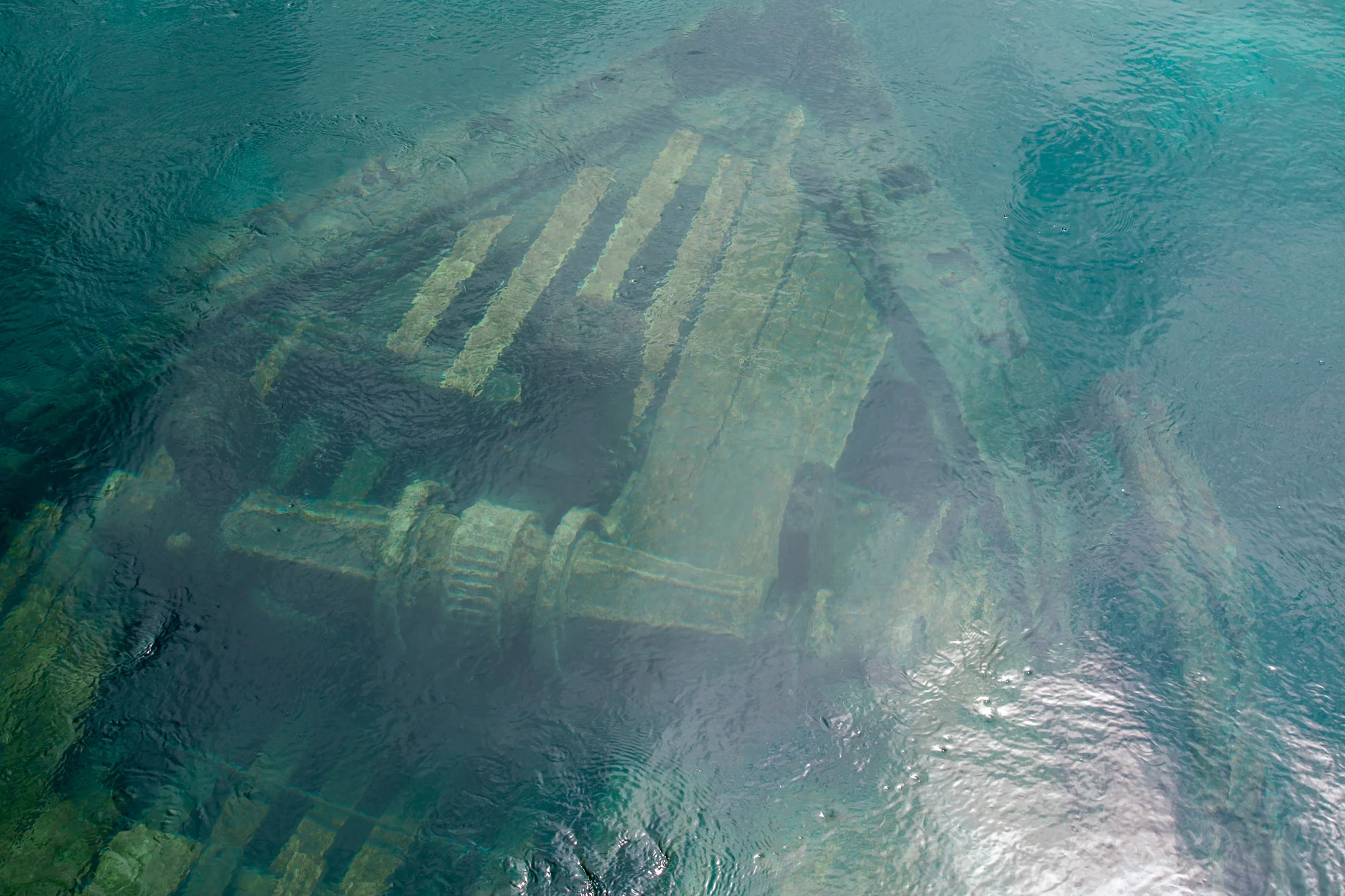 The Sweepstakes - Shipwreck in Big Tub Harbour