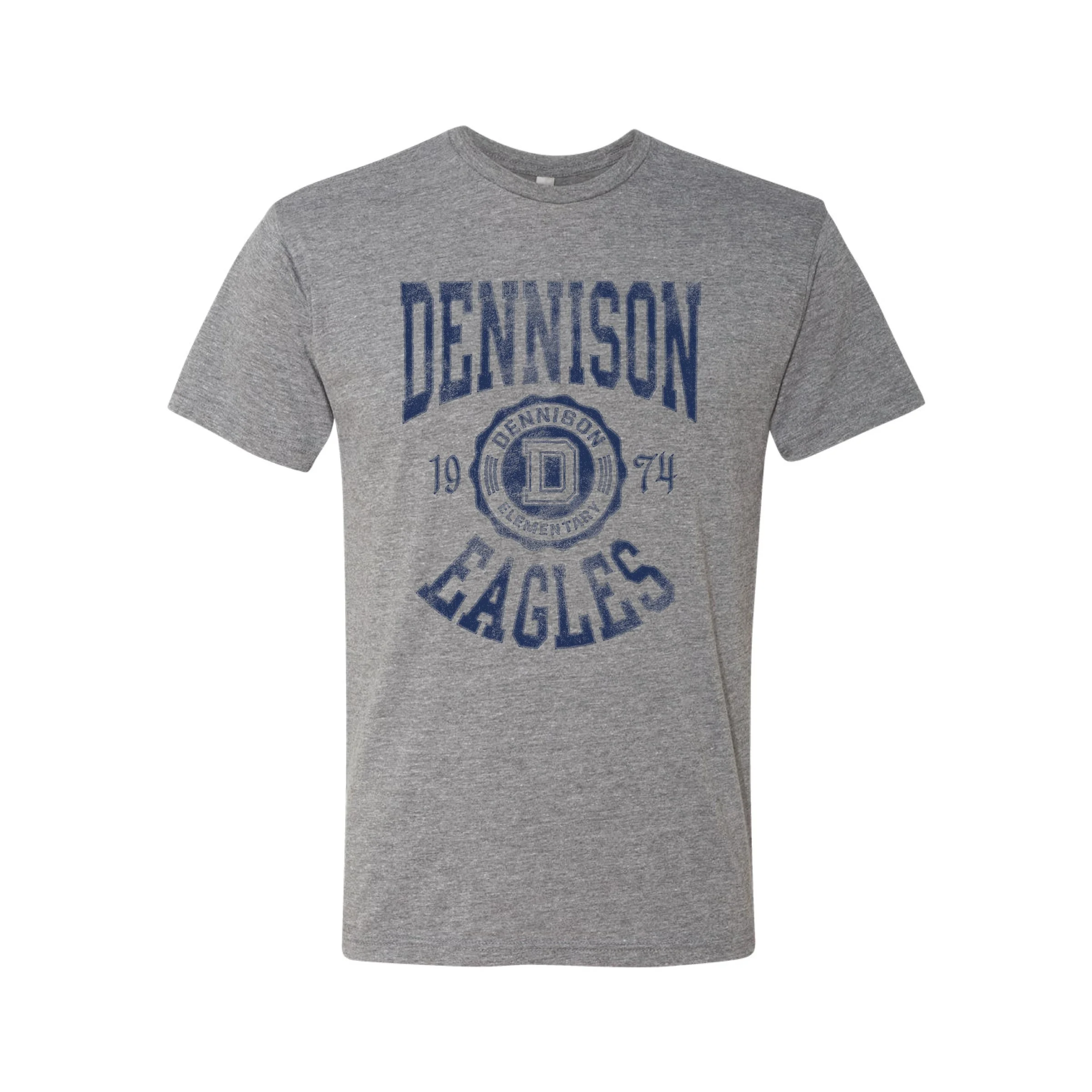 Oversize Prep Seal Grey Tri-blend Tee (Unisex,Female, Youth)