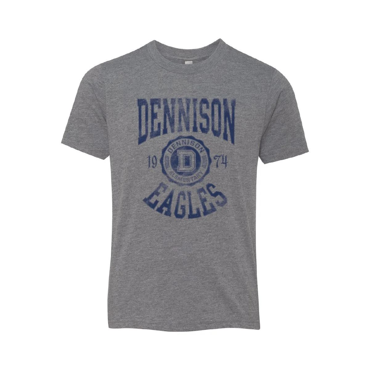 Oversize Prep Seal Grey Tri-blend Tee (Unisex,Female, Youth)