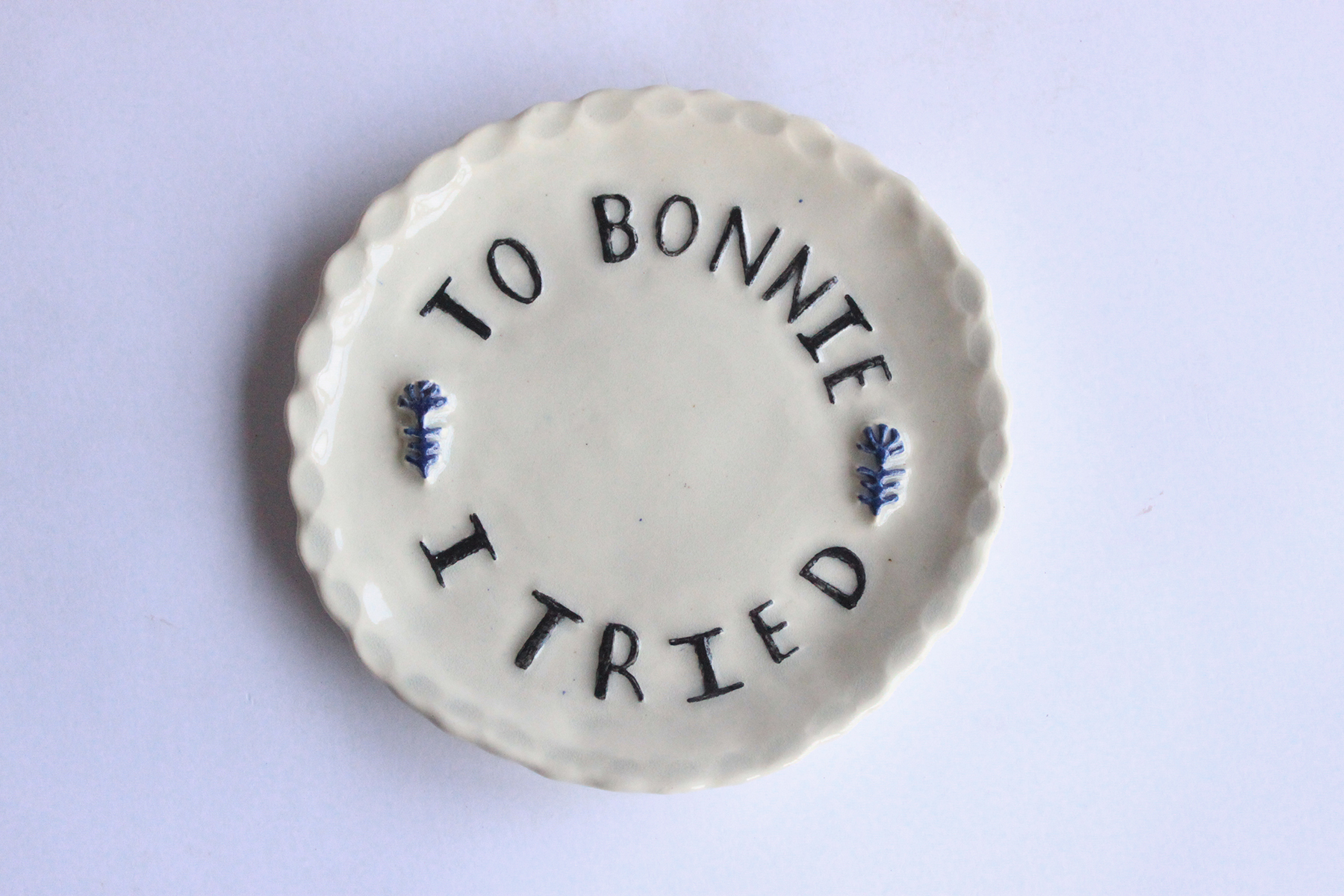 To Bonnie, I Tried, Fall 2015