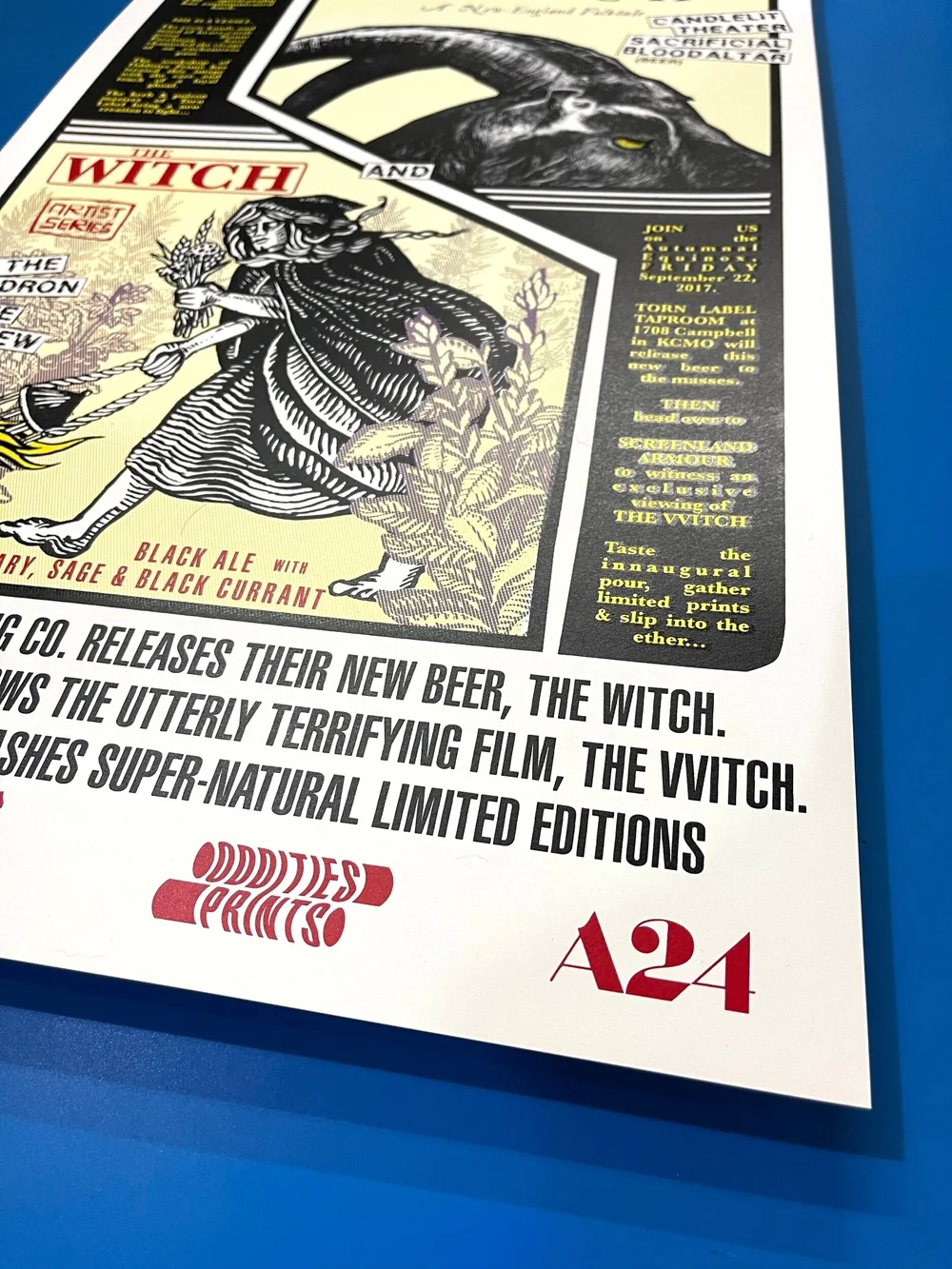 Silkscreened Editions! | The Witch | ODDITIES PRINTS