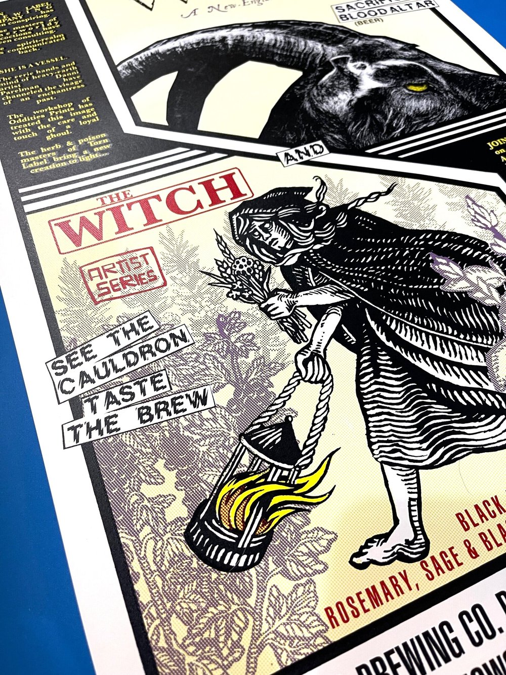 Silkscreened Editions! | The Witch | ODDITIES PRINTS