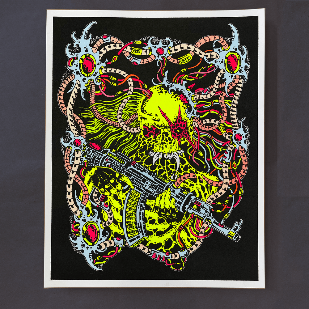 FLOCKED BLACKLIGHT POSTER: 18