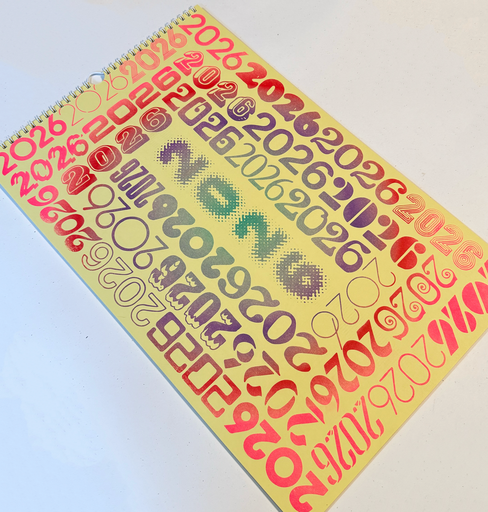 カレンダー・スケジュール opnner Risograph Calendar 2026 opnner Risograph Calendar 2026 | opnner
