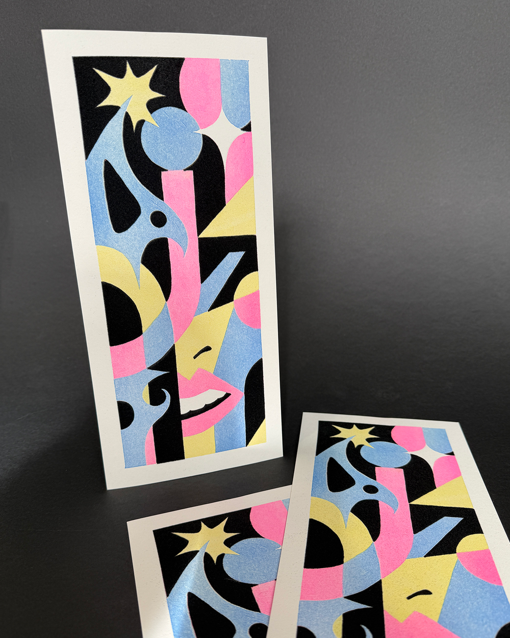 THE WIZARD'S TUBE - Silkscreen Blacklight Poster by Josh Freydkis