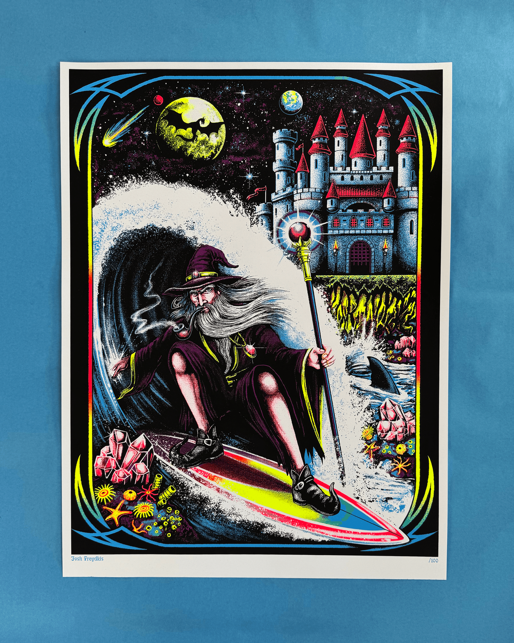 I THINK YOU SHOULD LEAVE: Risograph Flash Set by Mitch Ashpaugh