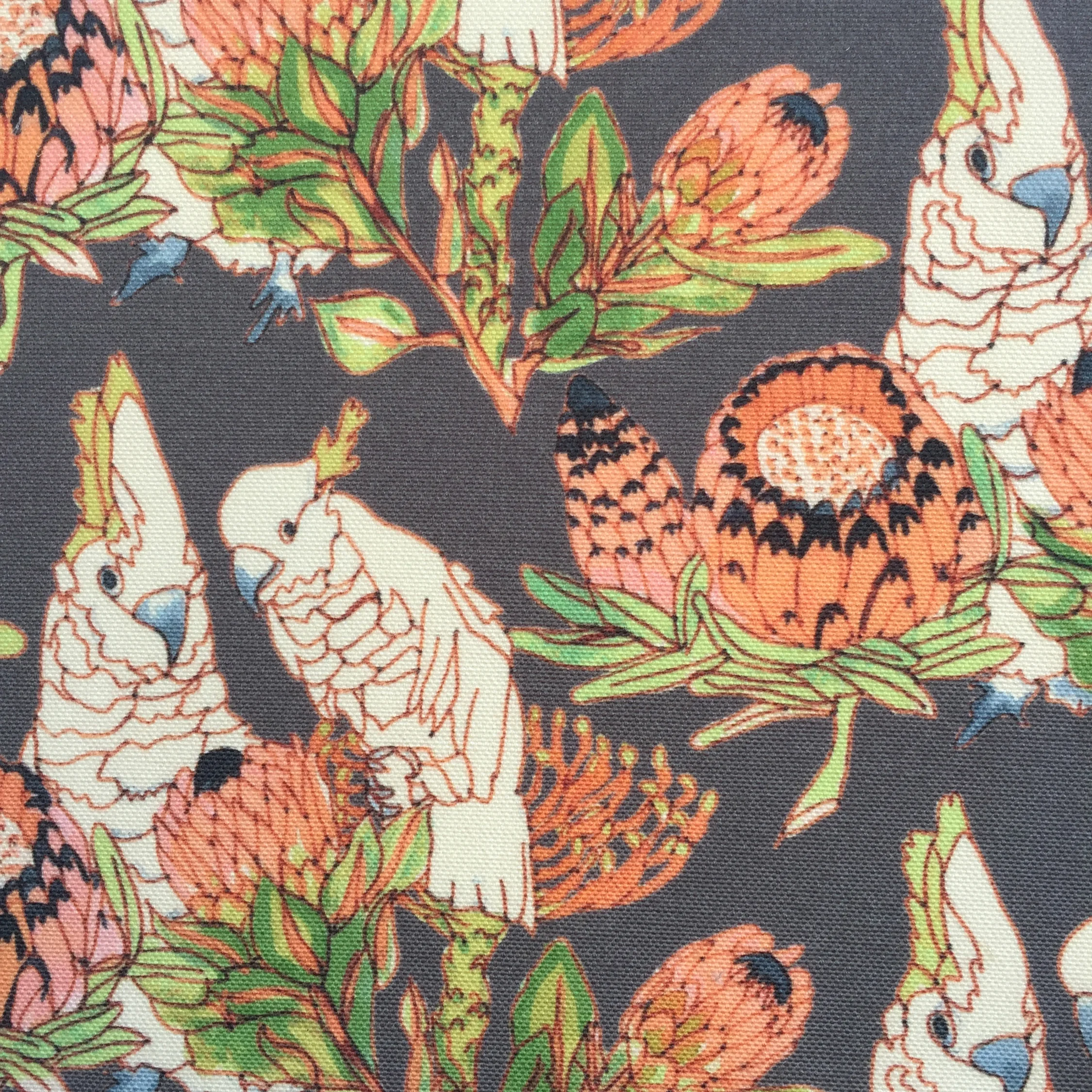 Parrots and Proteas in EXCALIBUR PALM SPRINGS COLLECTION
