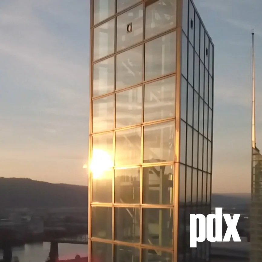 DRONE FOOTAGE REMIX OF DOWNTOWN PORTLAND