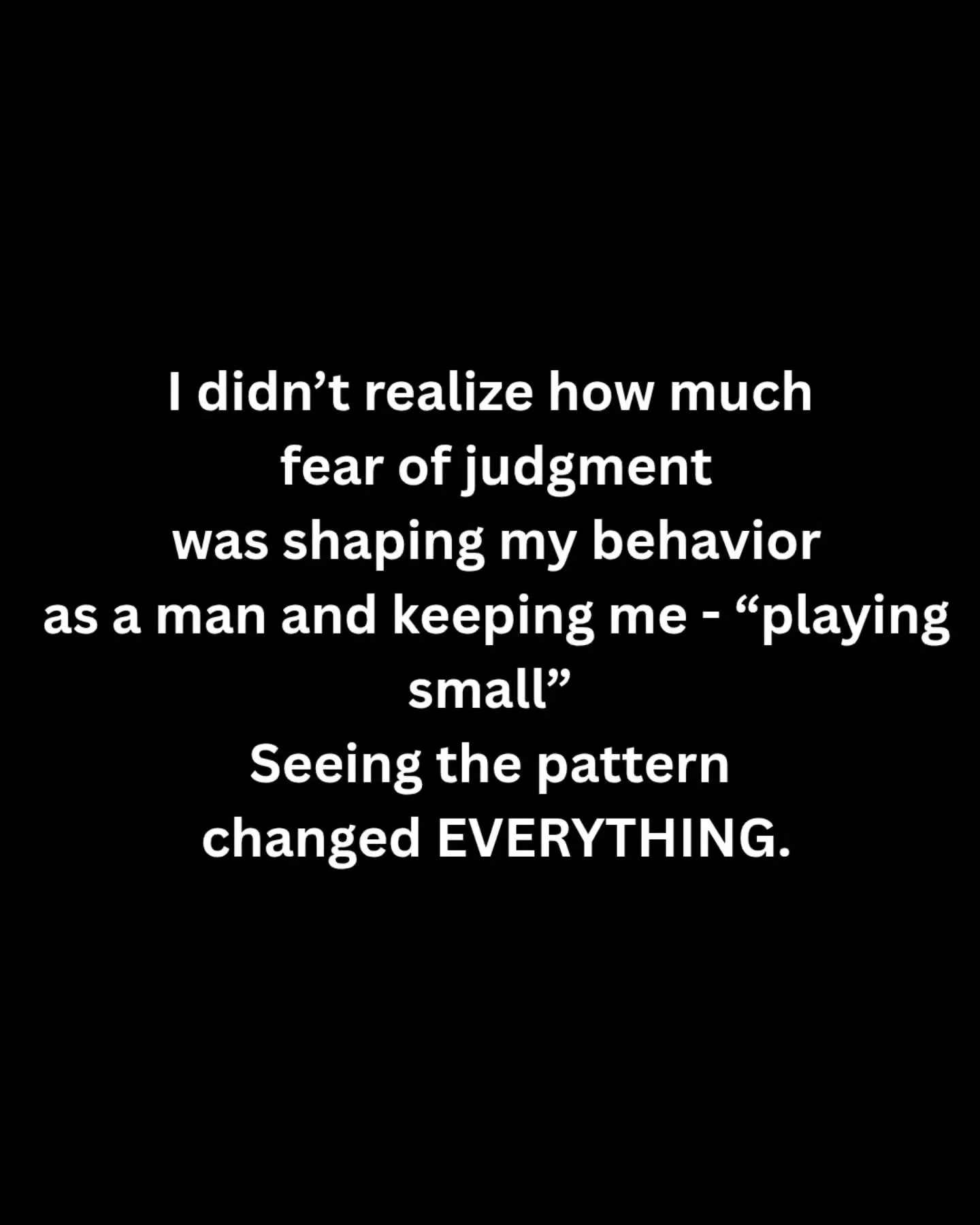 What imprisons us also points to our freedom.

Most of our patterns have been running for 20, 30, 40 years.
They&rsquo;re so familiar we don&rsquo;t even recognize them as patterns...
they just feel like &ldquo;how we are.&rdquo; 

The work is making