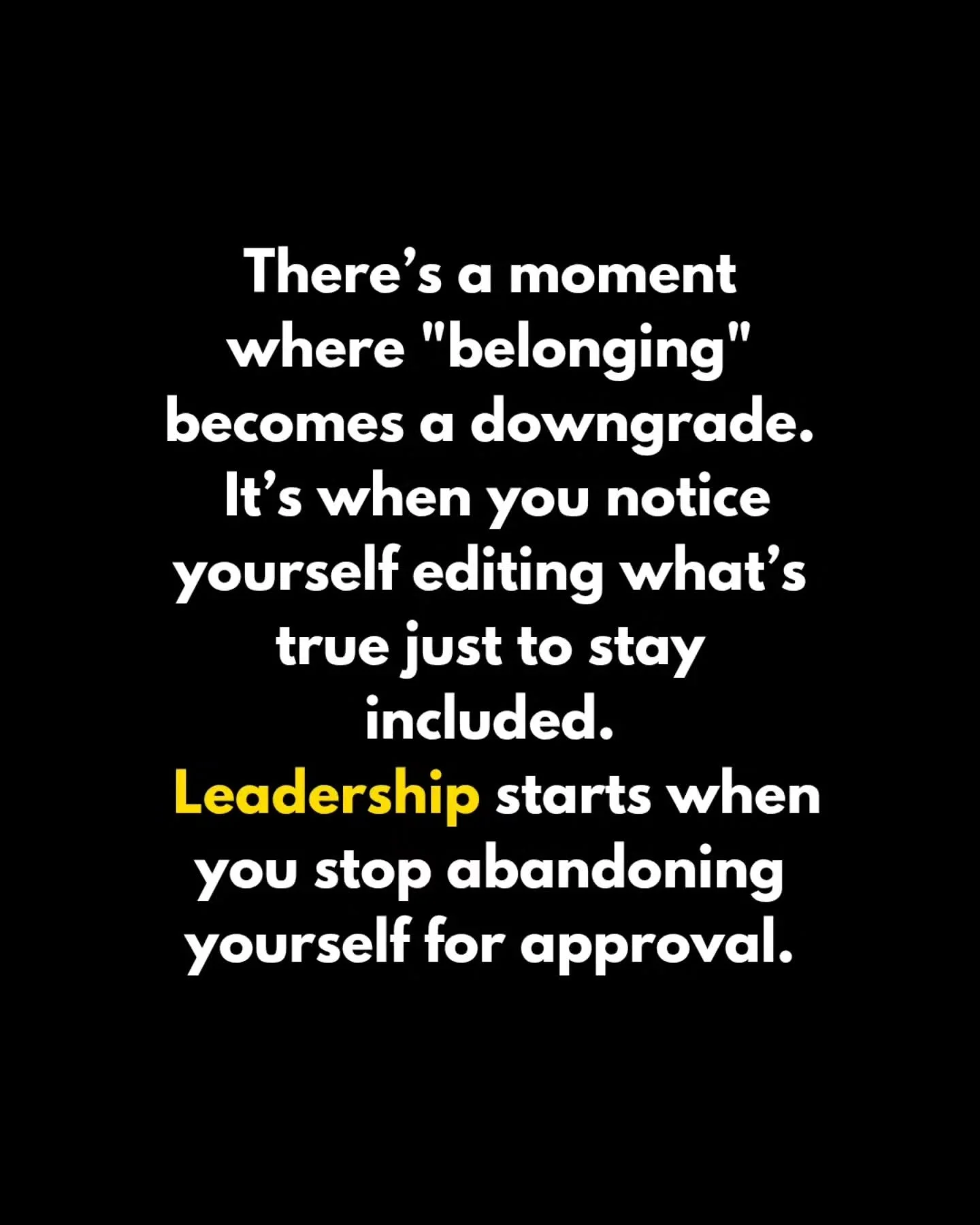 I&rsquo;m noticing how much of my life has been shaped by wanting to be approved of.

Approved enough to be chosen and included.
Approved enough to not create tension.
Approved enough to not be misunderstood.

What&rsquo;s been landing for me is how 