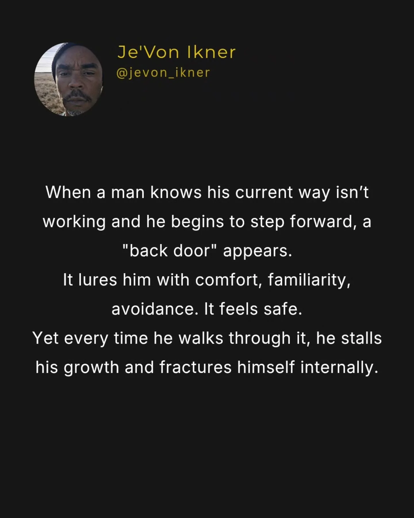A way out always appears when we step into expansion.

That exit has a payoff.

Comfort. Familiarity. Avoidance.

But the cost?

⚡Resentment.
⚡Time wasted.
⚡Untapped potential.
⚡Unfulfilled mission.

Ultimately, we have to decide if we are willing to