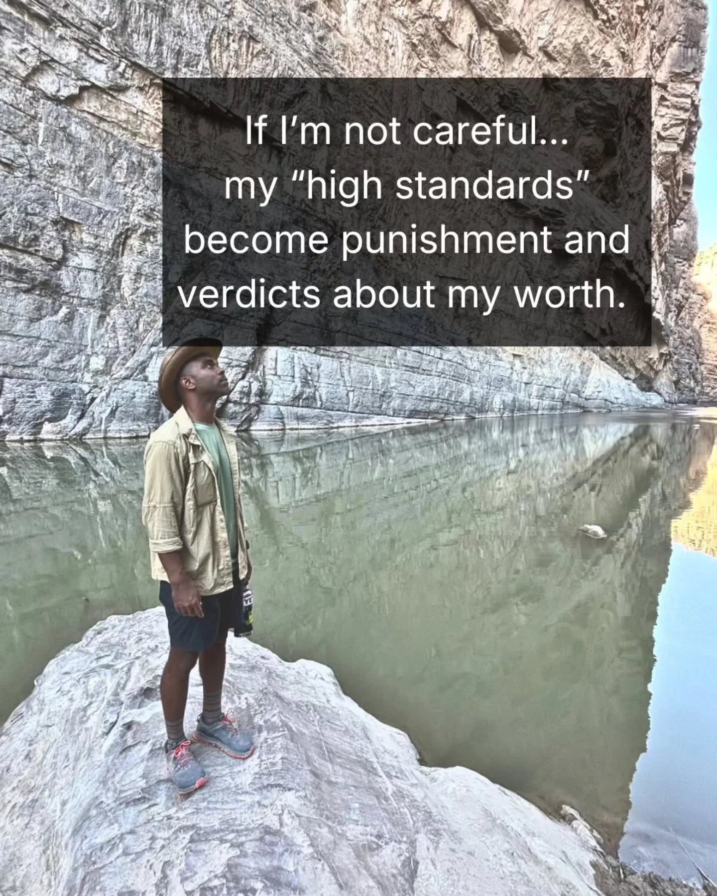 My survival strategies built an identity around looking good&hellip; getting it right&hellip; perfectionism.

And if I&rsquo;m not careful, those same strategies will hijack my beliefs and my behavior.

Something can be a little clunky, have room for