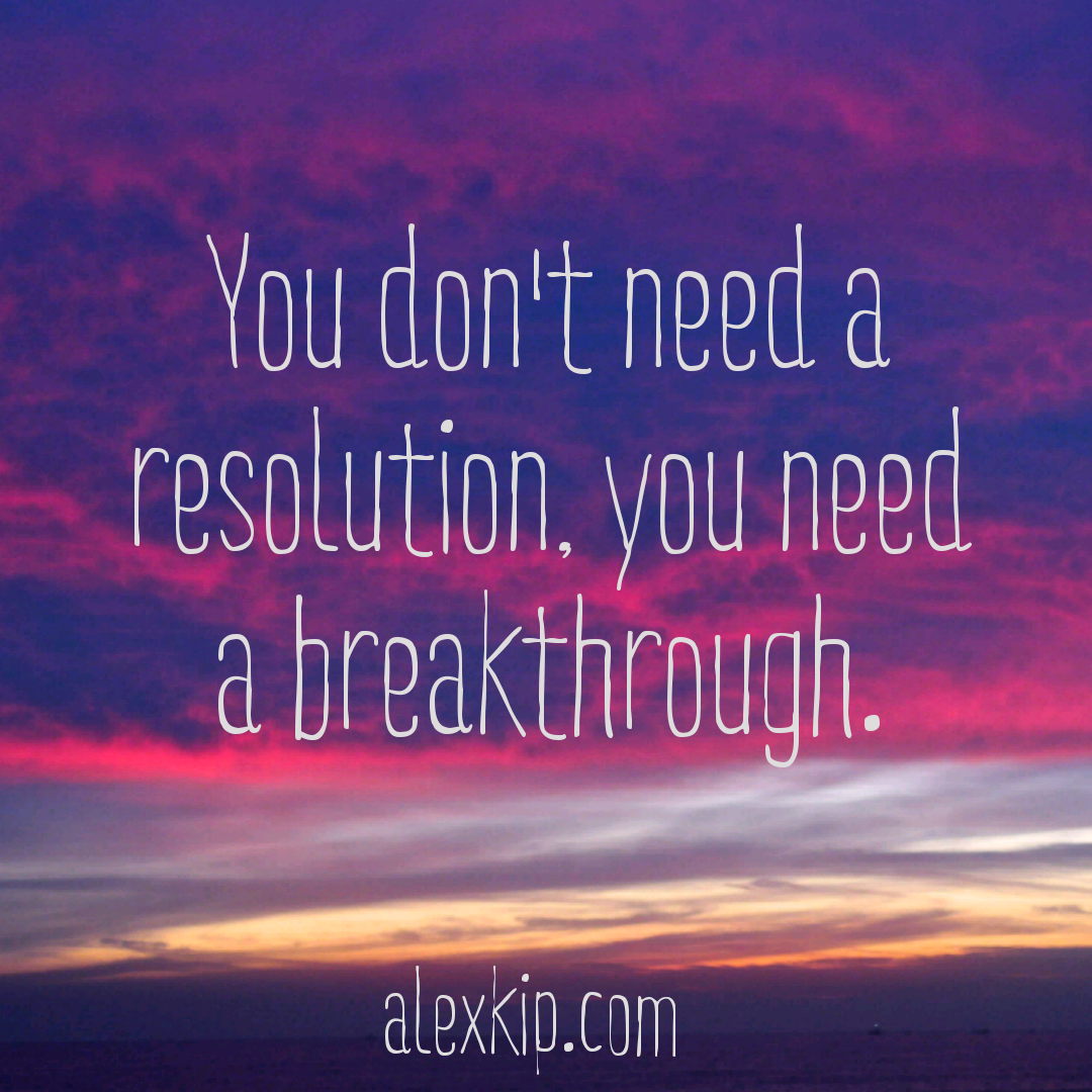 Breaking Through This Year 