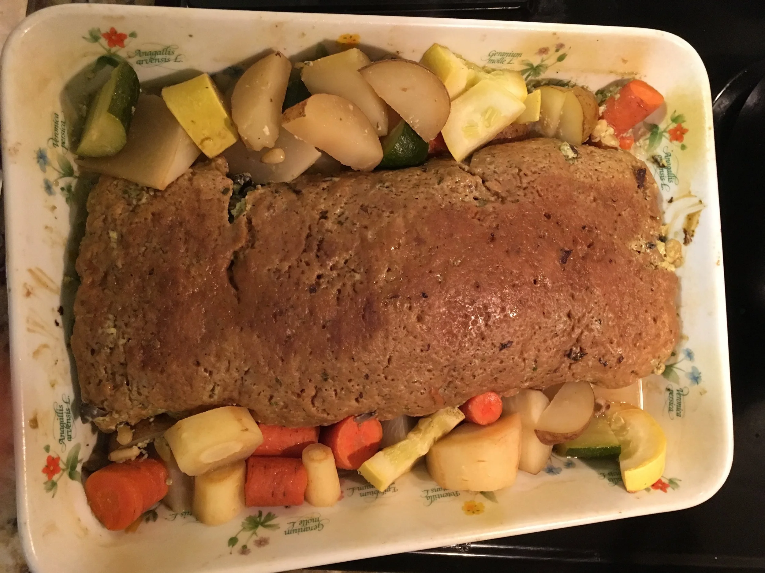 Holiday Stuffed Seitan Roast