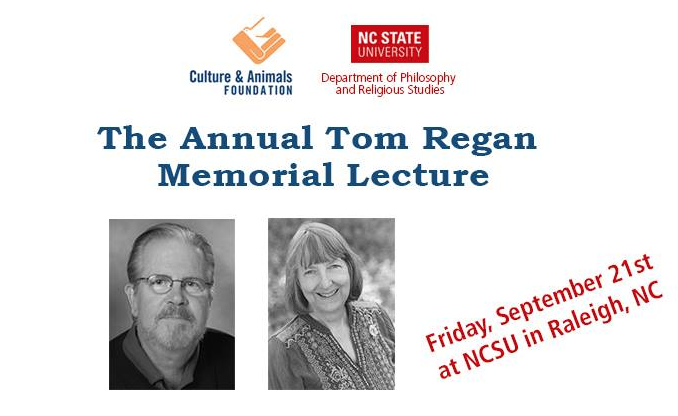 About the First Tom Annual Tom Regan Lecture on September 21