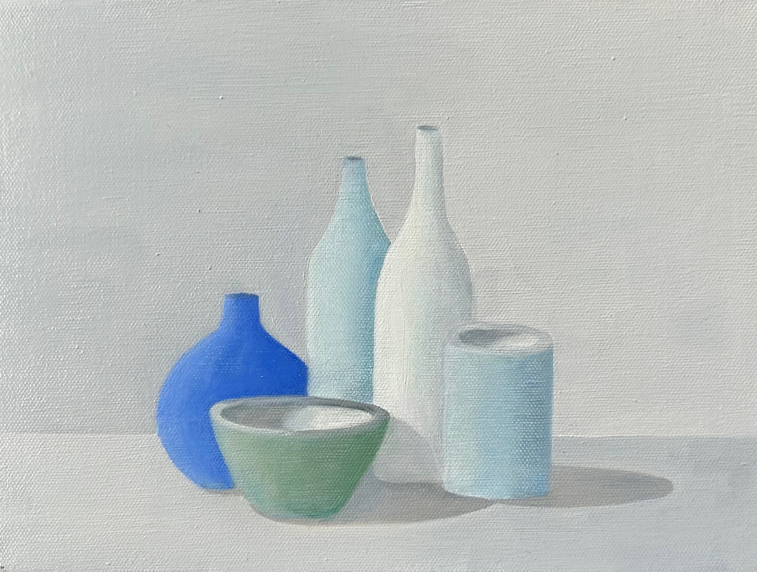 Still Life in Blues and Greens