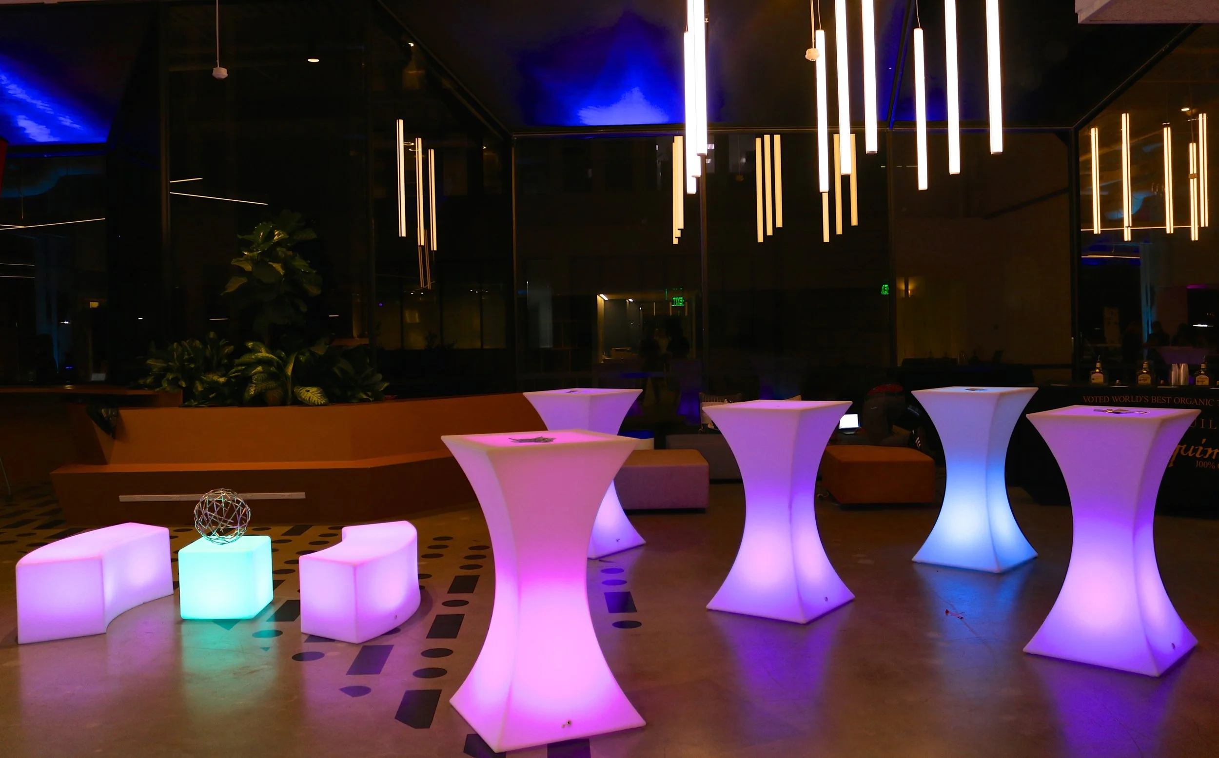 Party Rentals Los Angeles LED Furniture Rentals — Opus Event Rentals