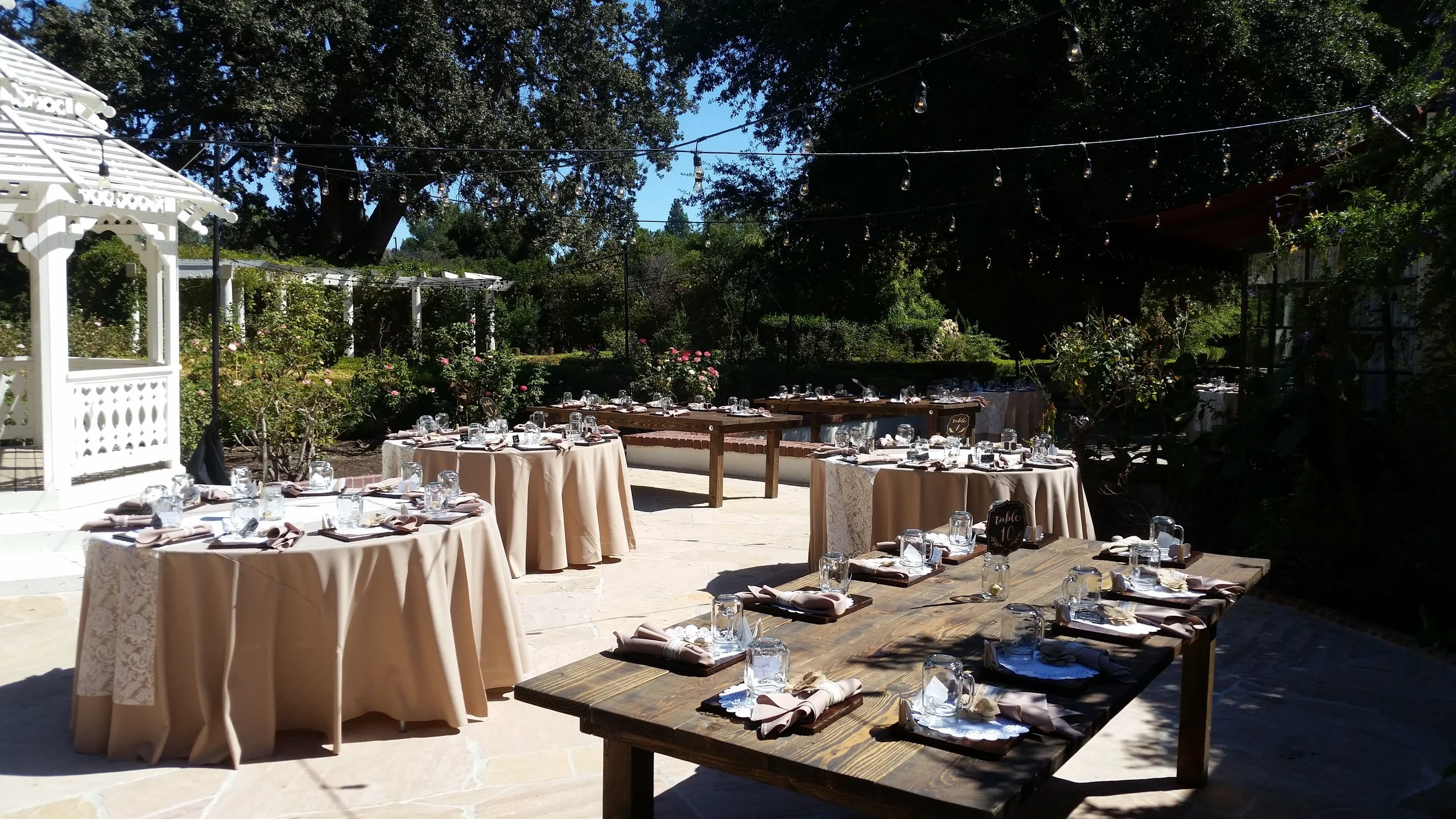 rustic wedding rentals