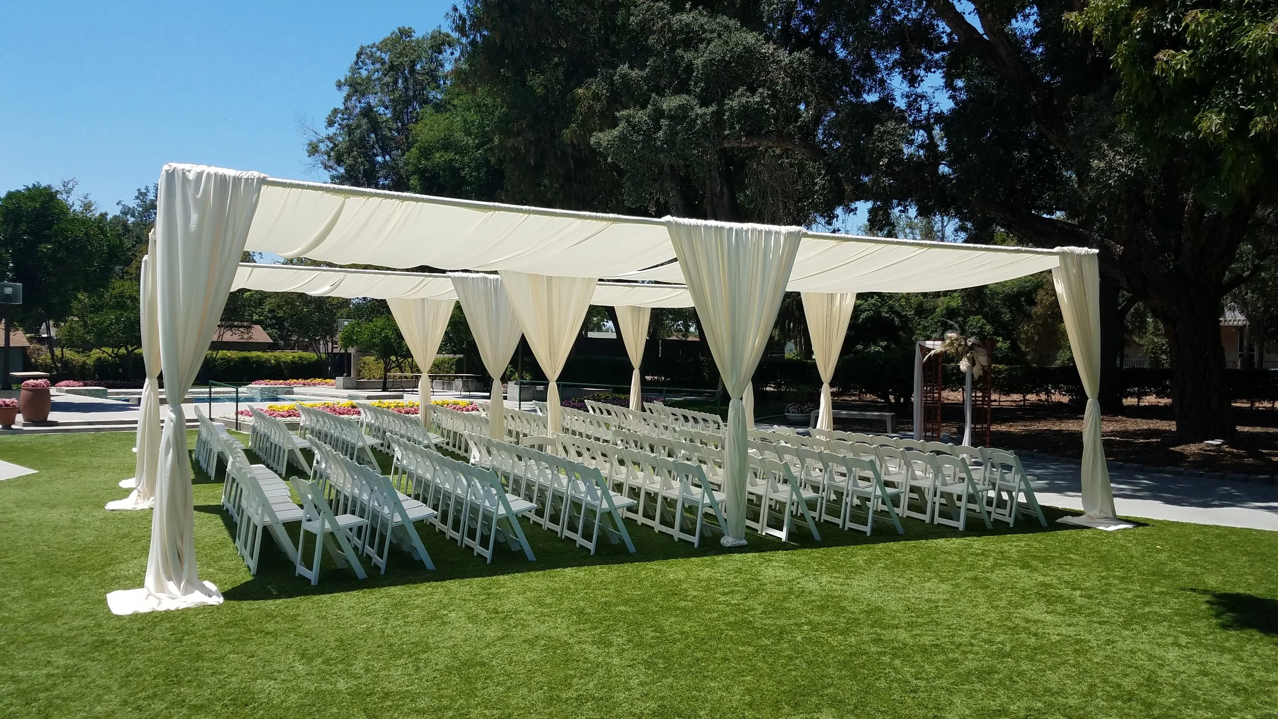 fabric tent rentals