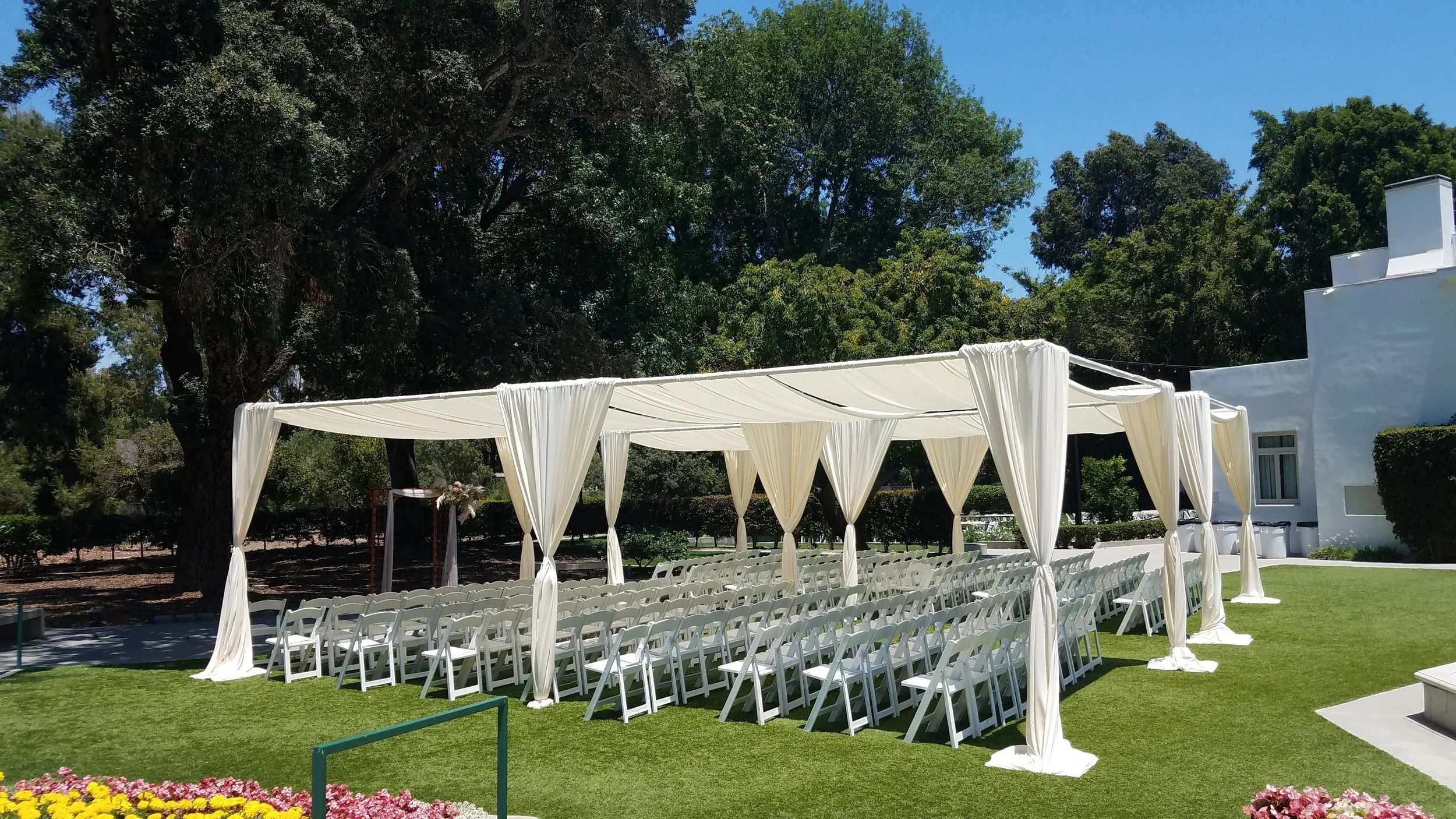 fabric tent rentals long beach