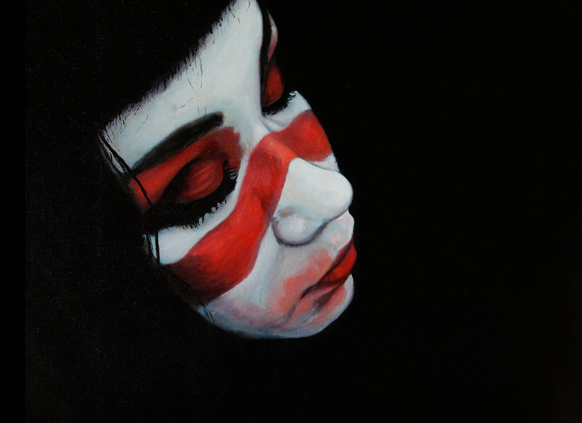  Part of 3 piece series, (18x24) Oil on Canvas. 