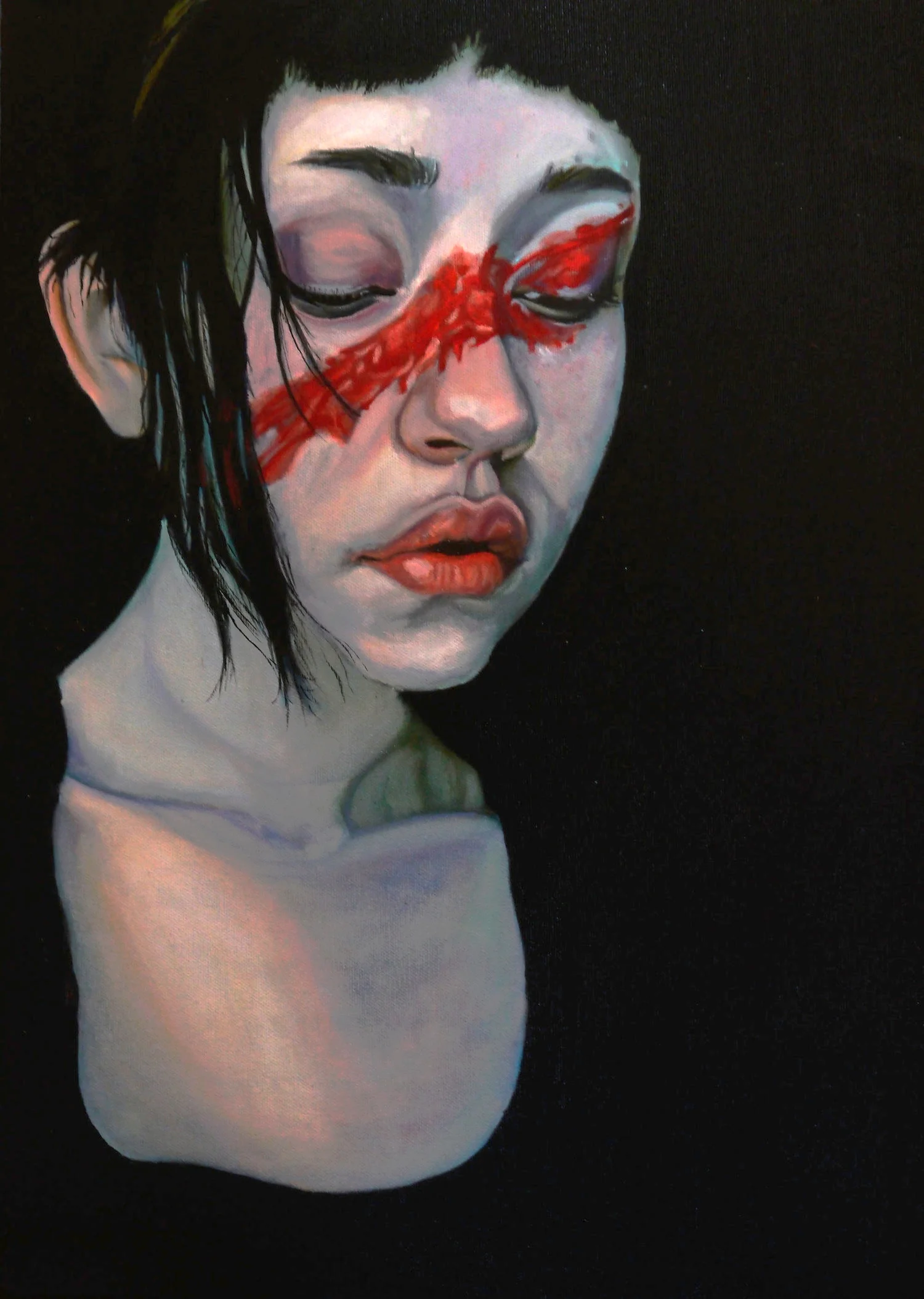  Part of 3 piece series, (18x24) Oil on Canvas. 