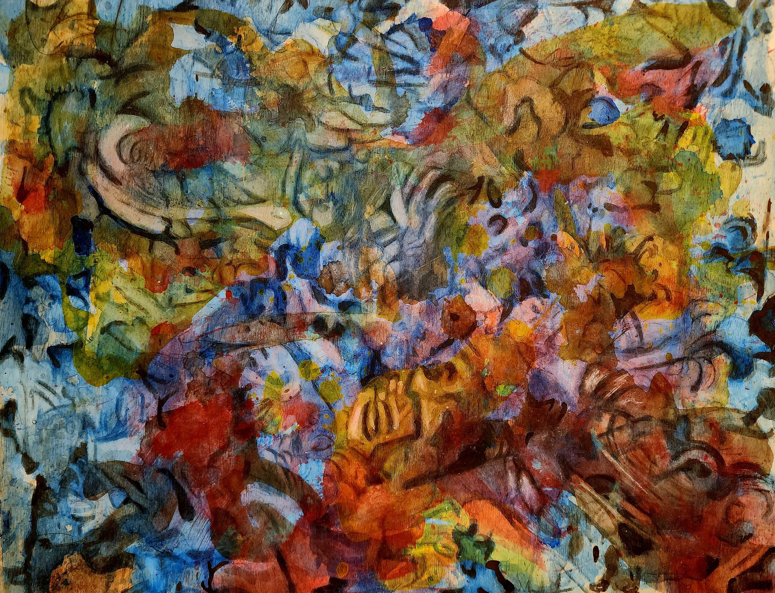 Acrylic on board, WIP, stay posted...