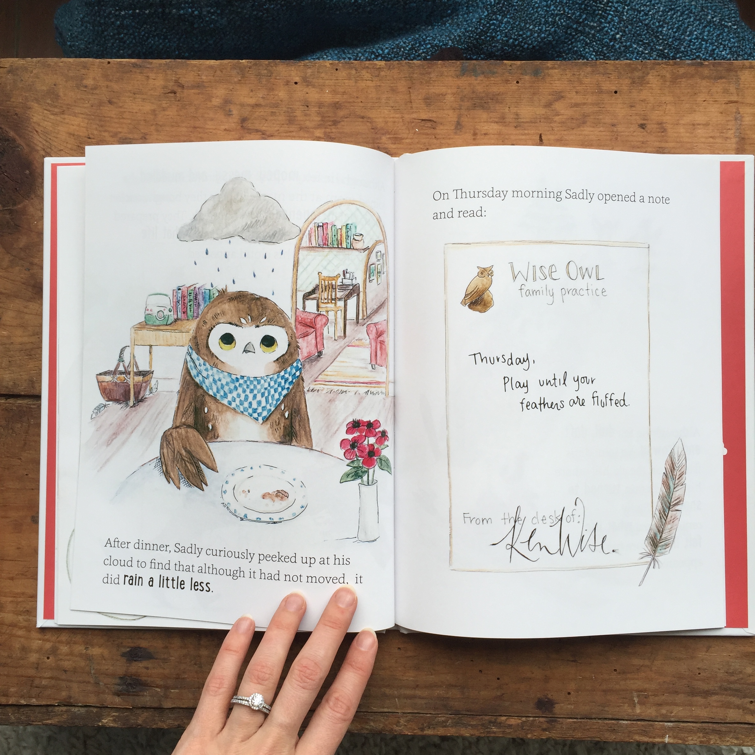  Sadly the Owl, written by Linnie Von Sky.&nbsp;Illustration and book design by Ashley O'Mara. &nbsp; 